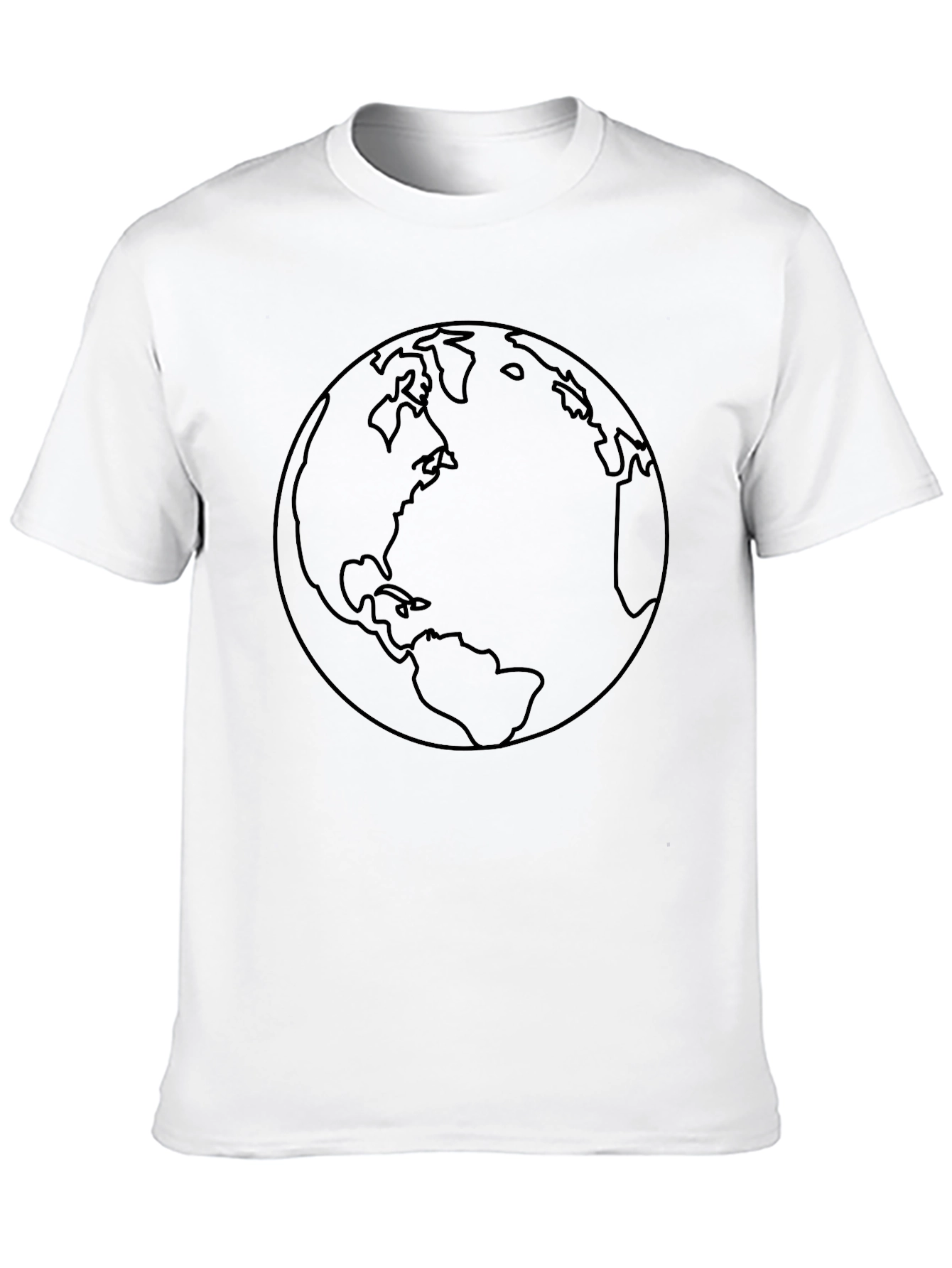 Earth Graphic Black T-Shirt