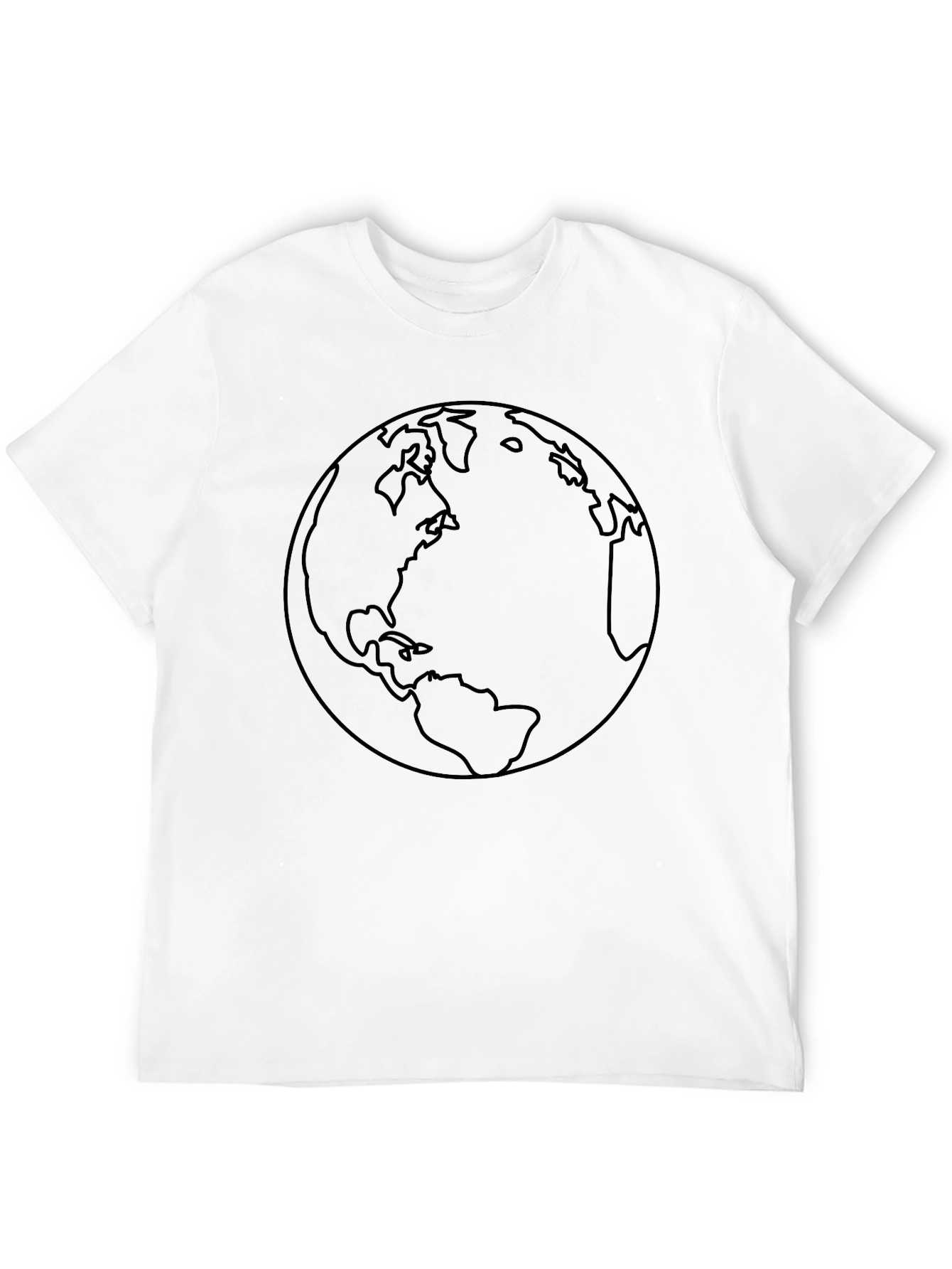 Earth Graphic Black T-Shirt