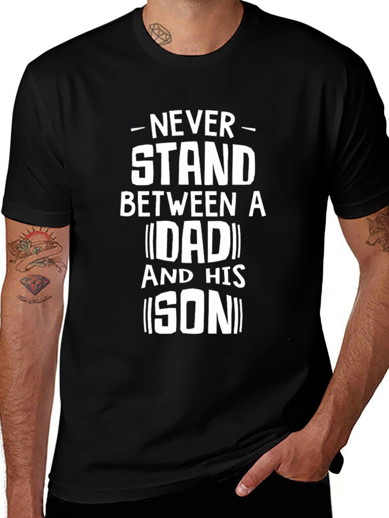 Never Stand Between Dad and Son T-Shirt