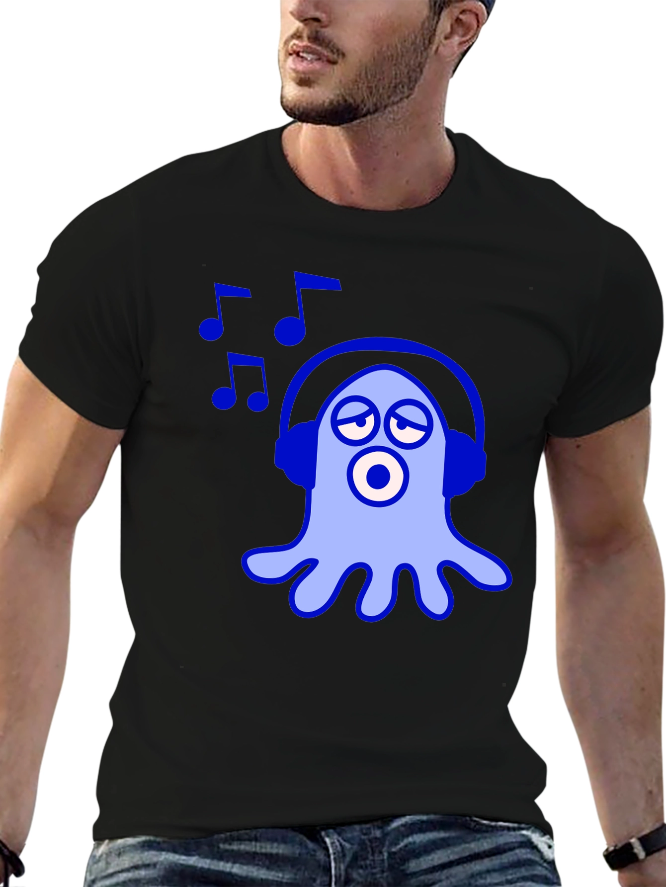 Cool Octopus Music T-Shirt