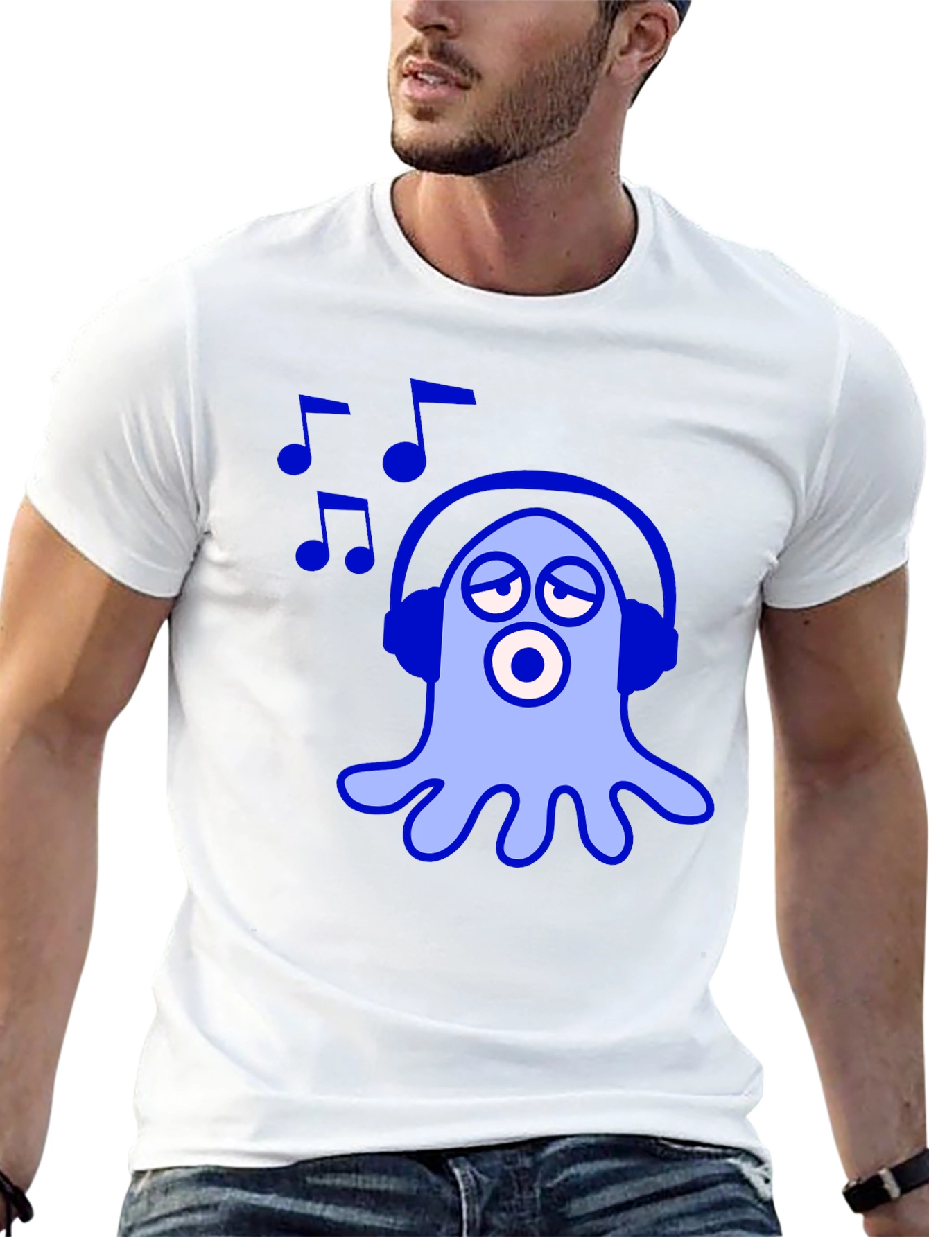 Cool Octopus Music T-Shirt