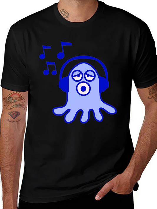 Cool Octopus Music T-Shirt