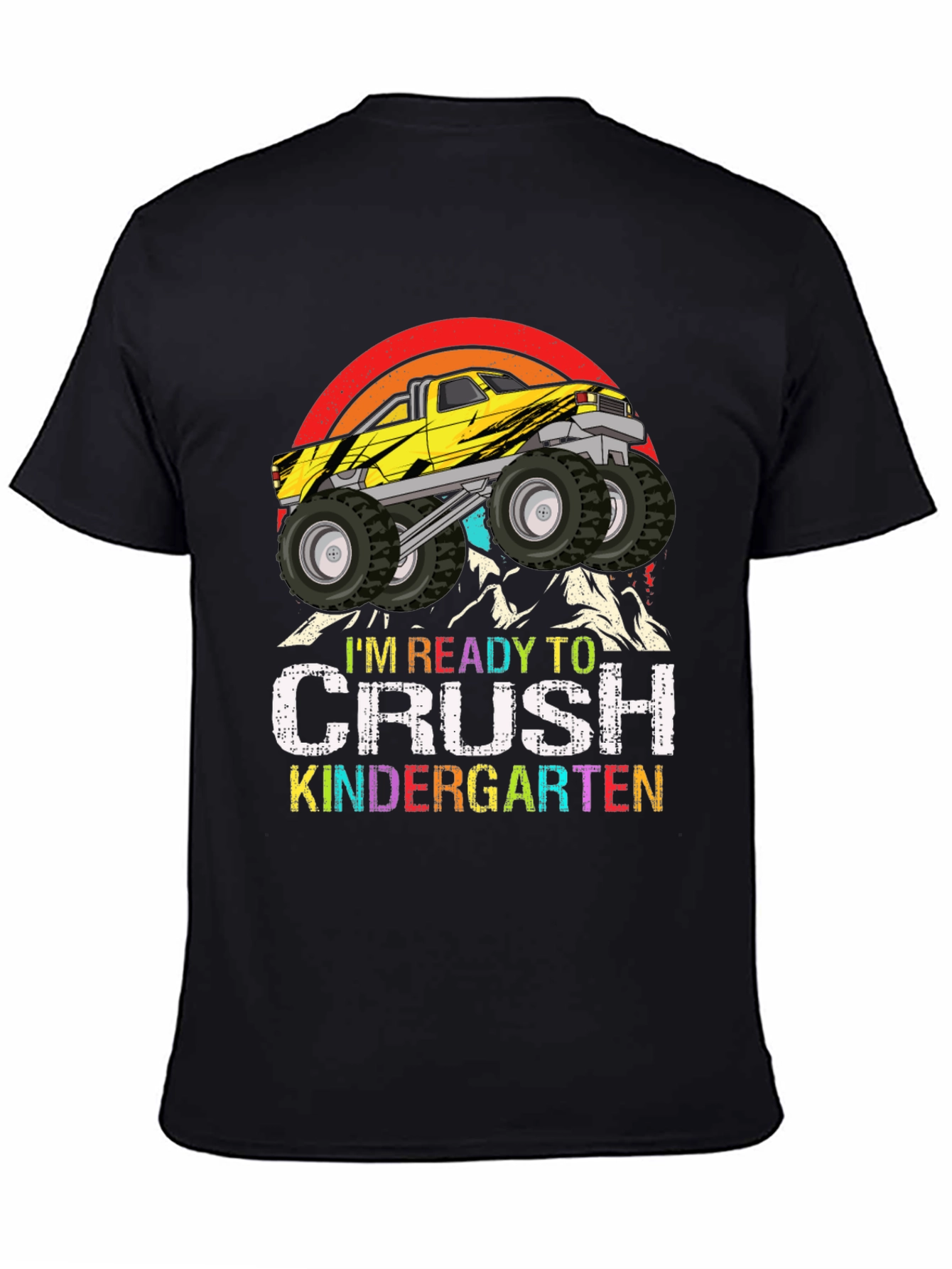 Ready to Crush Kindergarten Monster Truck T-Shirt