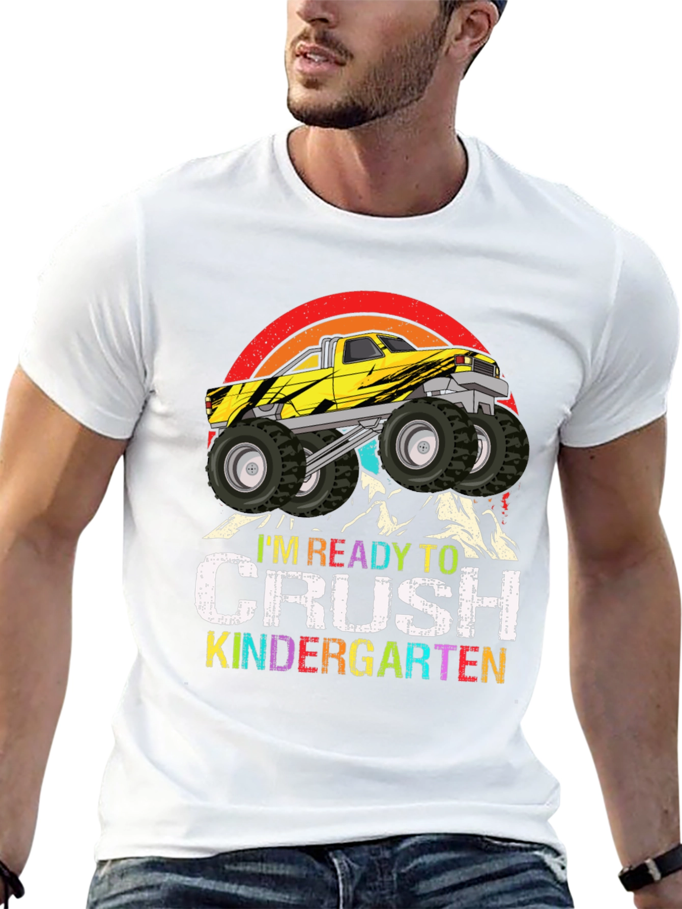 Ready to Crush Kindergarten Monster Truck T-Shirt