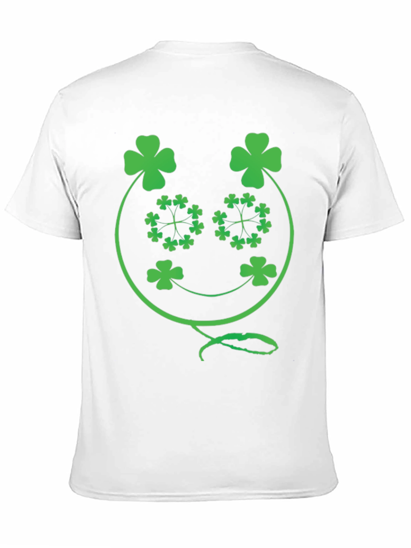 Shamrock Face Graphic Tee - St. Patricks Day Apparel