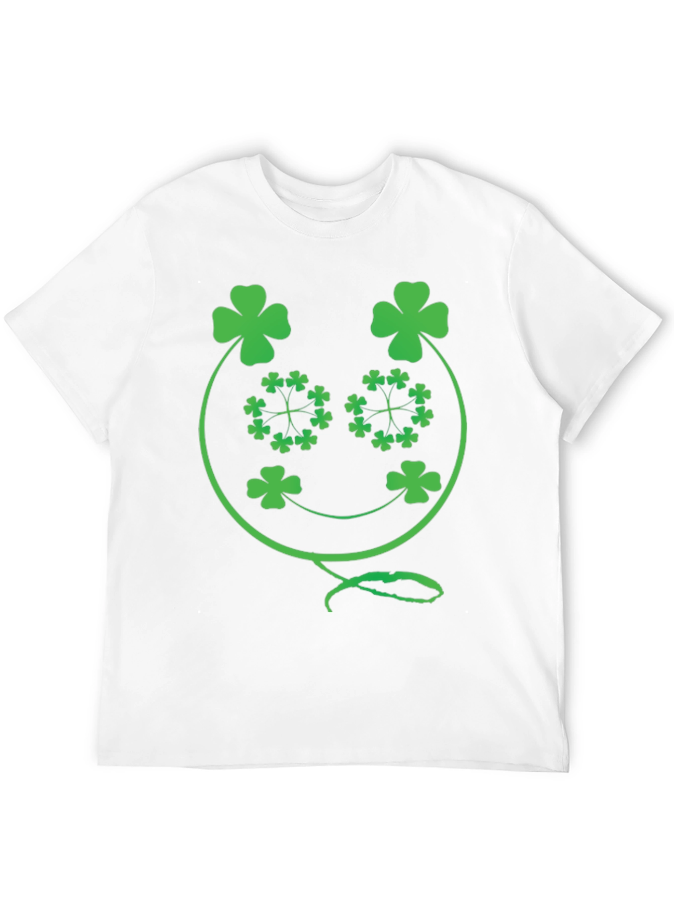 Shamrock Face Graphic Tee - St. Patricks Day Apparel