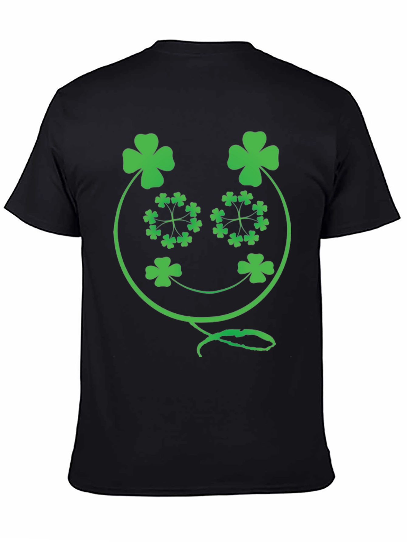 Shamrock Face Graphic Tee - St. Patricks Day Apparel