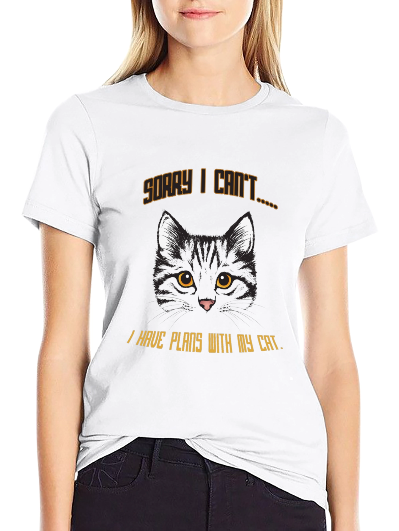 Sorry I Cant Cat T-Shirt