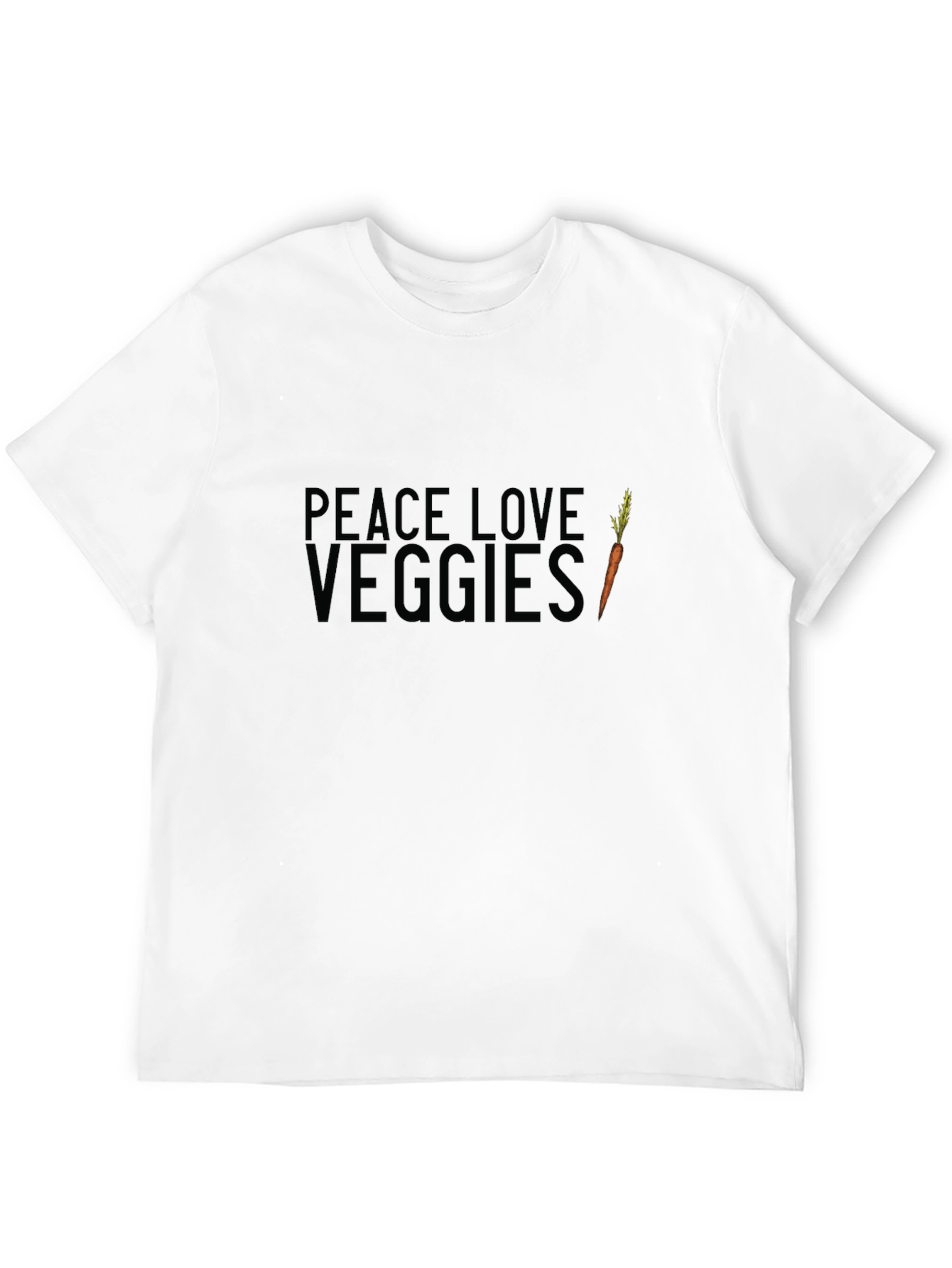 Peace Love Veggies Graphic Tee