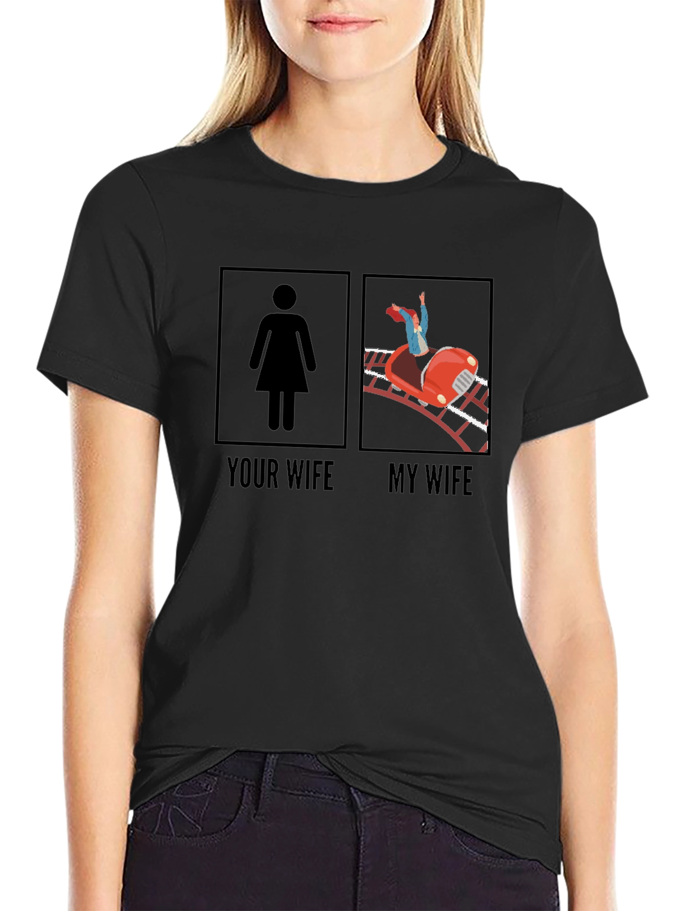 Funny Your Wife vs. My Wife Graphic Tee