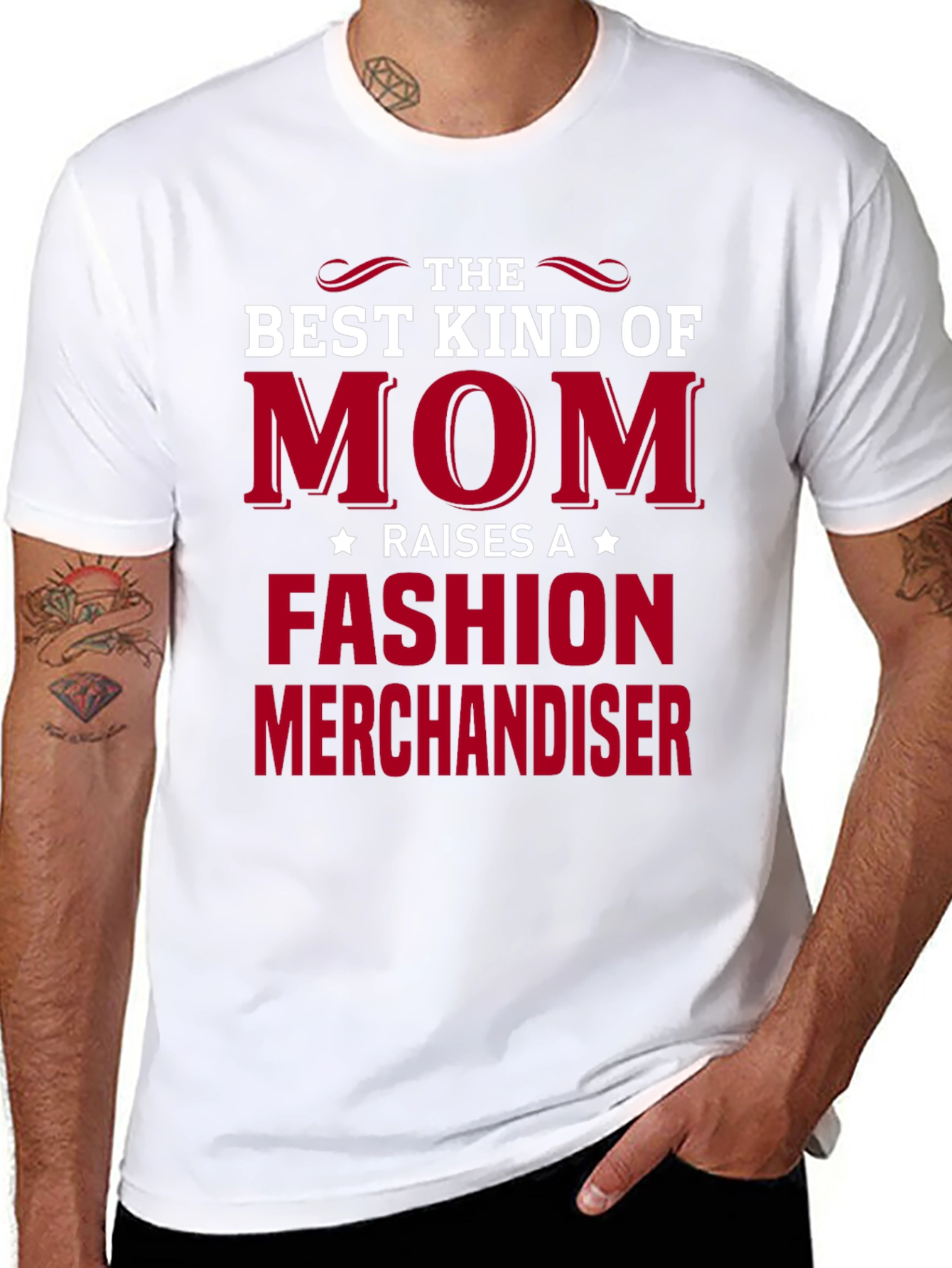 Best Kind of Mom Fashion Merchandiser Graphic T-Shirt