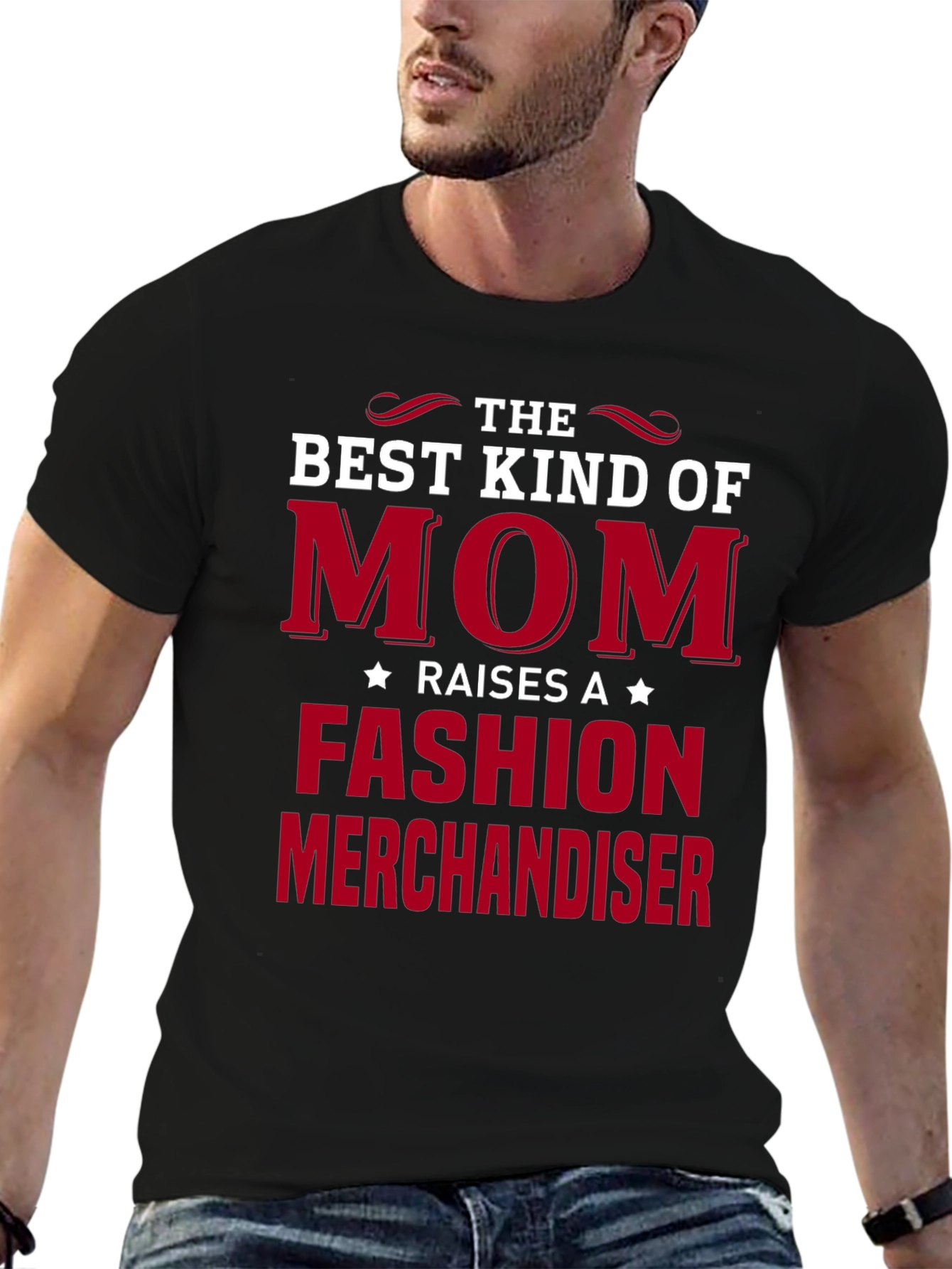 Best Kind of Mom Fashion Merchandiser Graphic T-Shirt