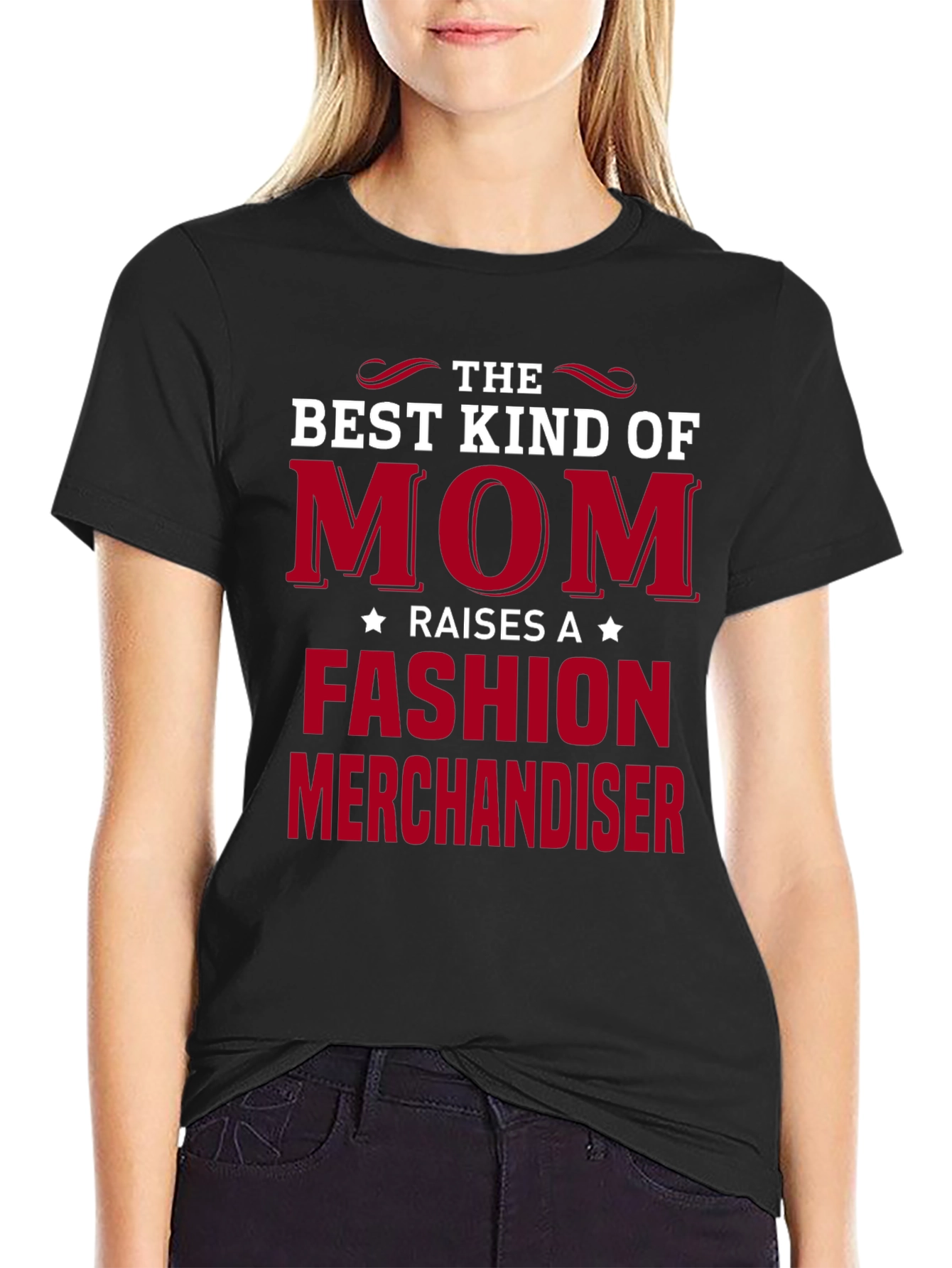 Best Kind of Mom Fashion Merchandiser Graphic T-Shirt