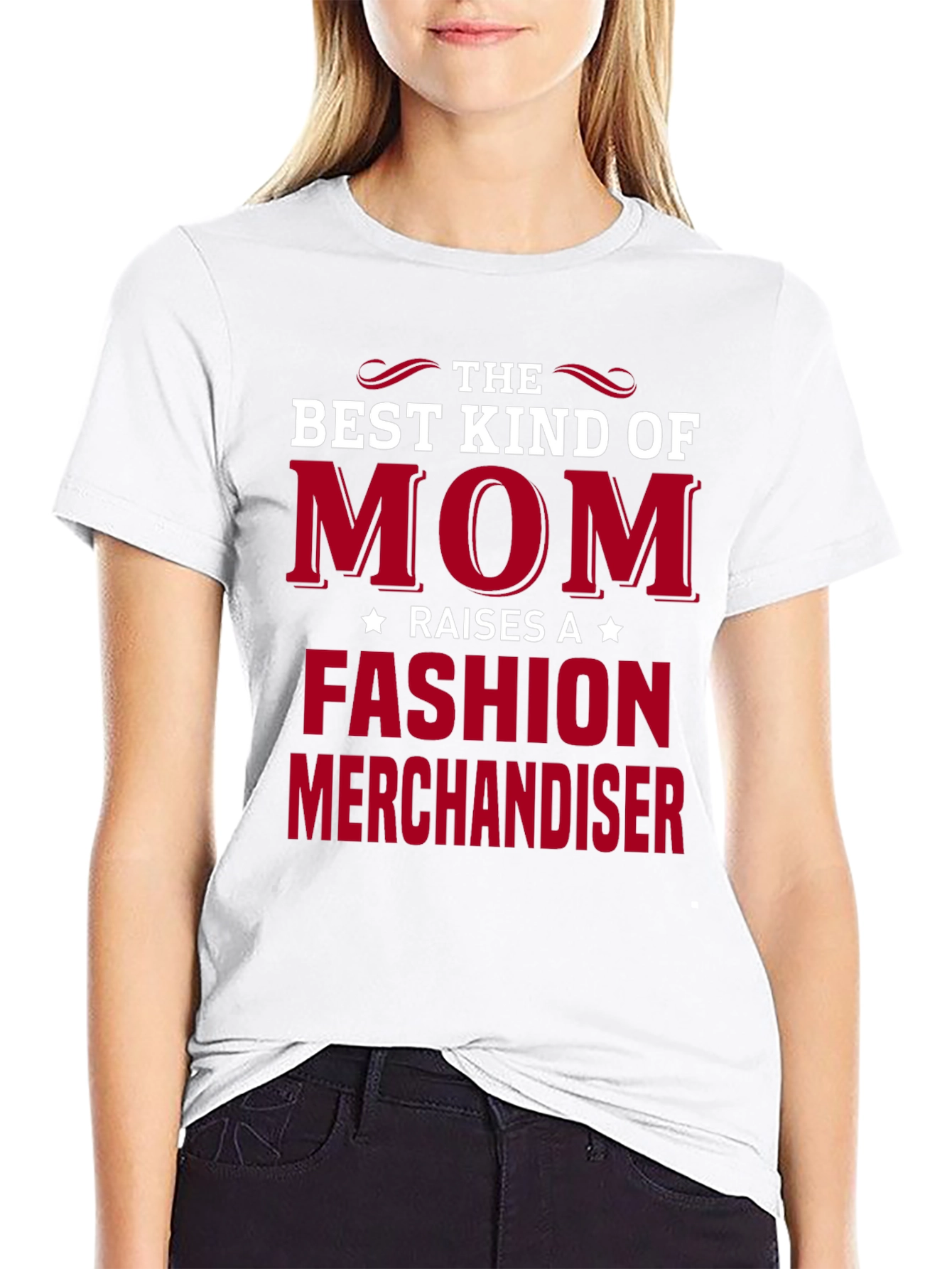 Best Kind of Mom Fashion Merchandiser Graphic T-Shirt