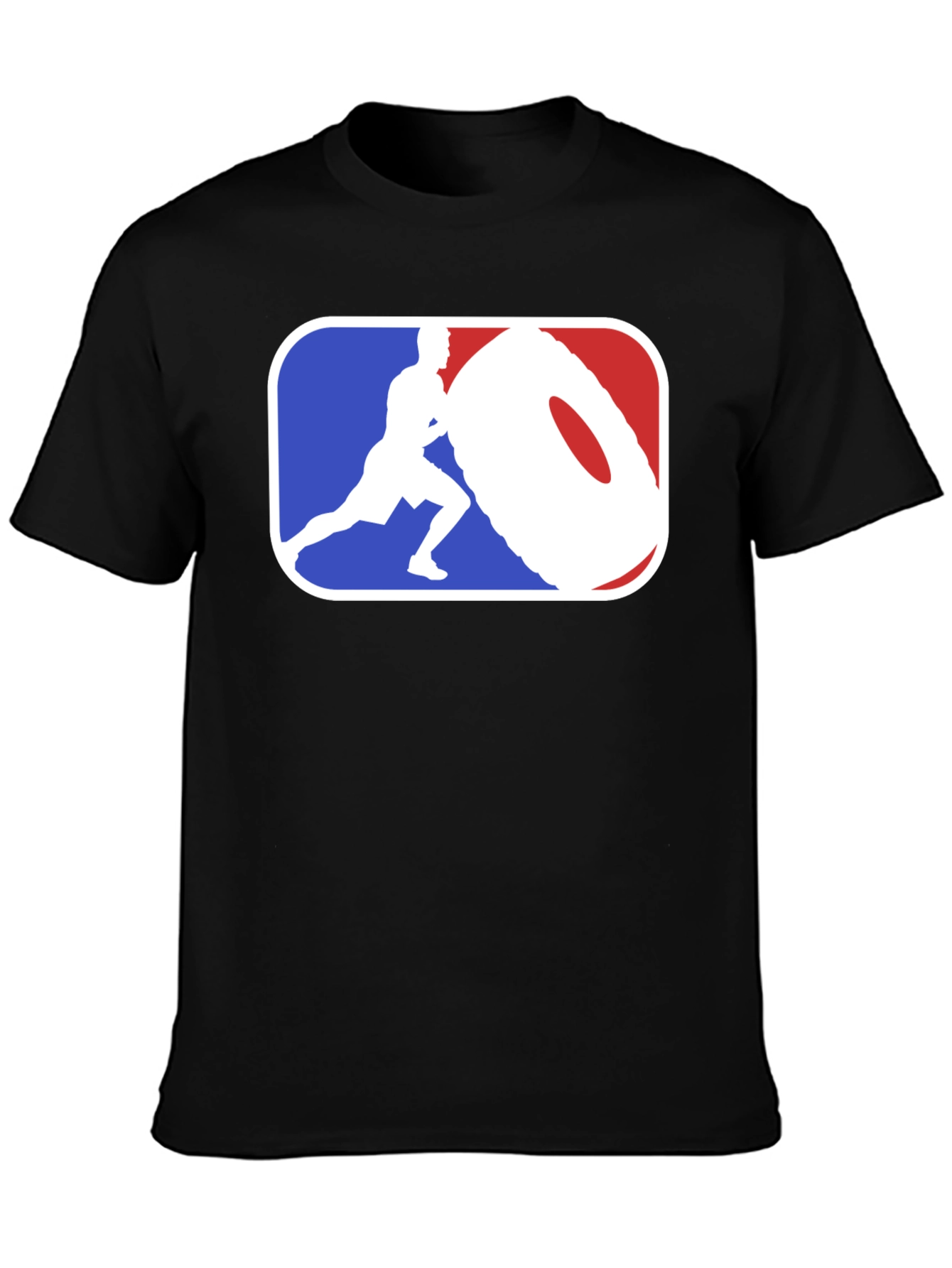 Fitness Tire Flip T-Shirt - Gym Workout Tee