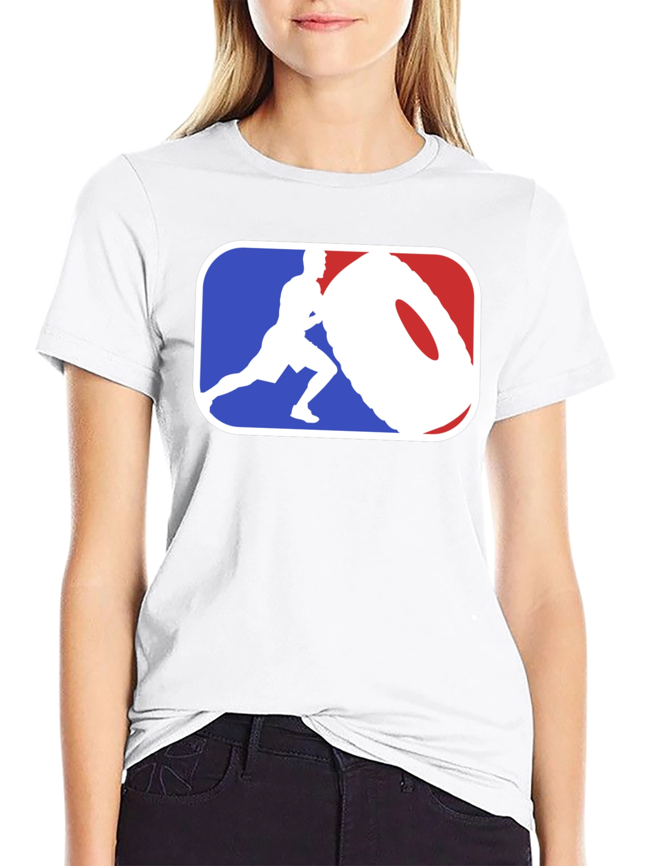 Fitness Tire Flip T-Shirt - Gym Workout Tee
