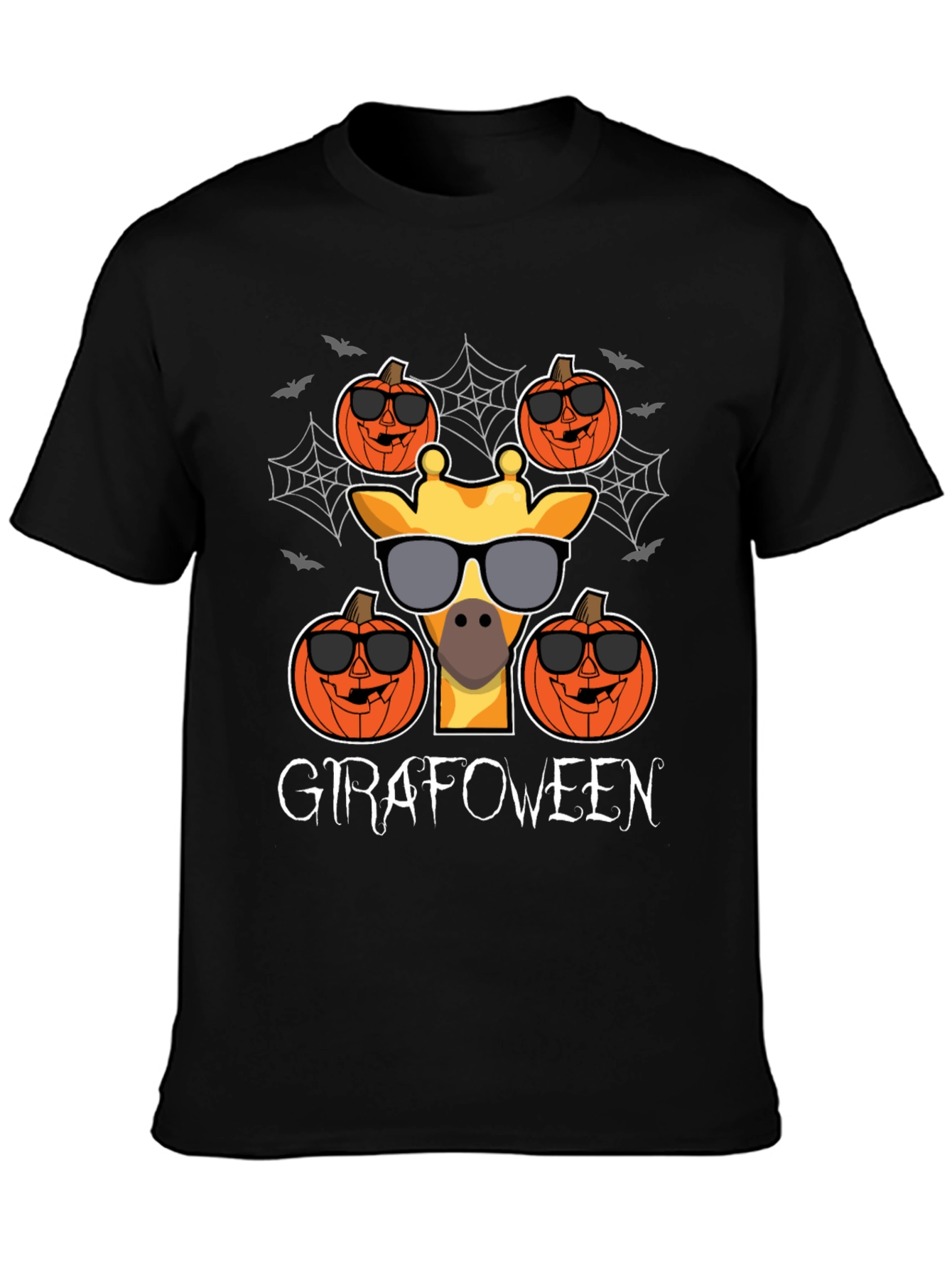 Giraffe Halloween T-Shirt - Girafoween Design
