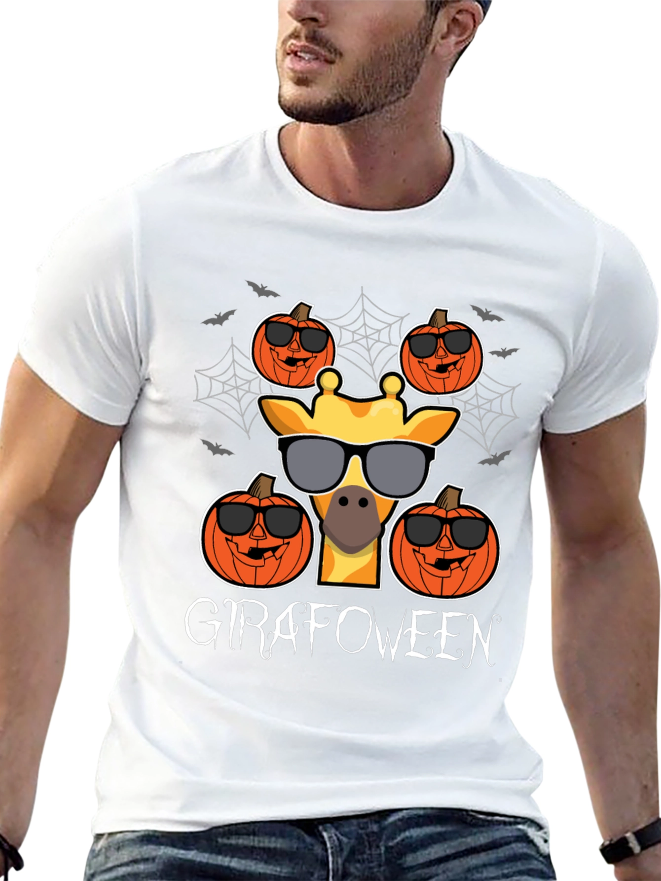 Giraffe Halloween T-Shirt - Girafoween Design