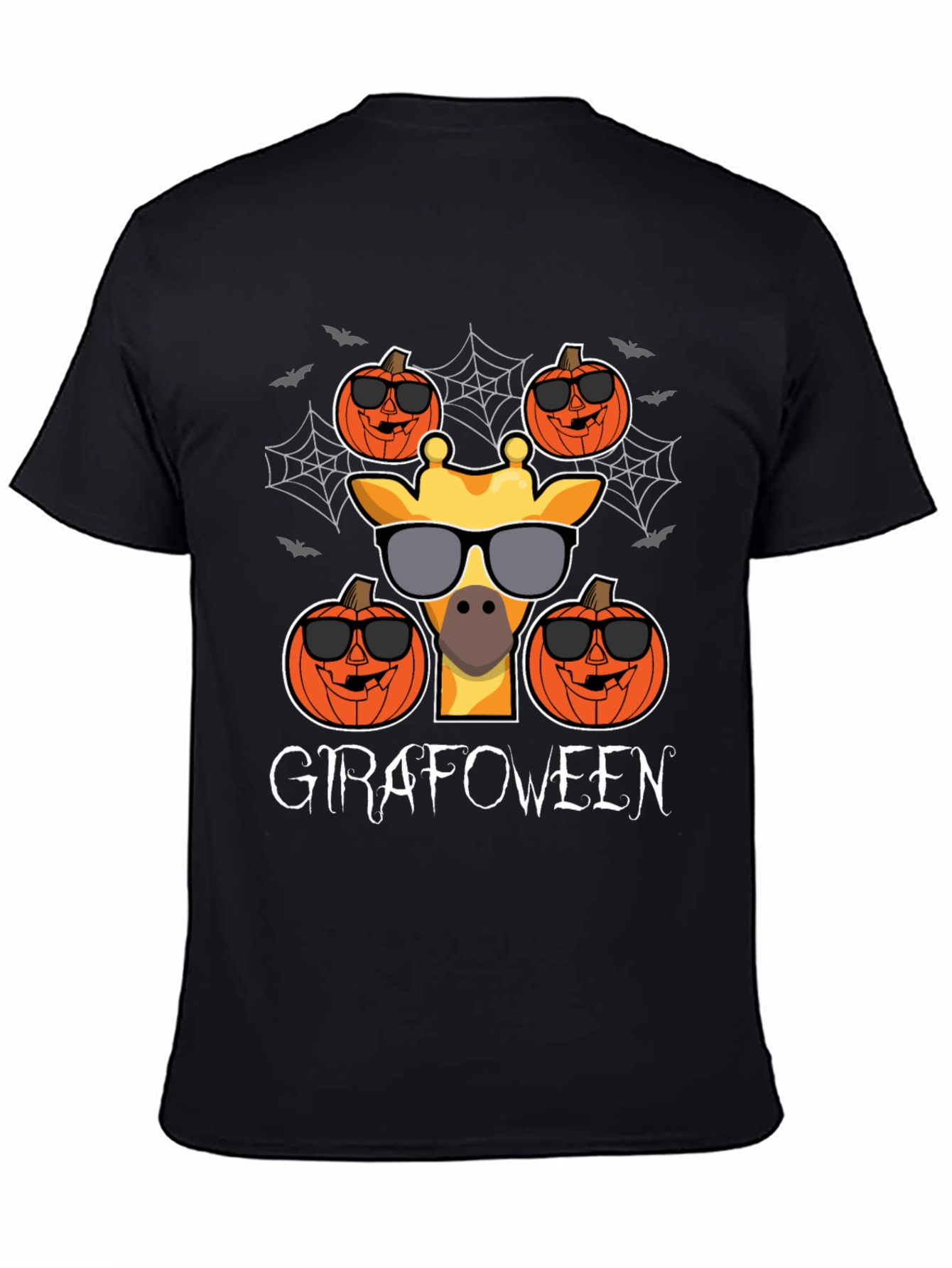 Giraffe Halloween T-Shirt - Girafoween Design