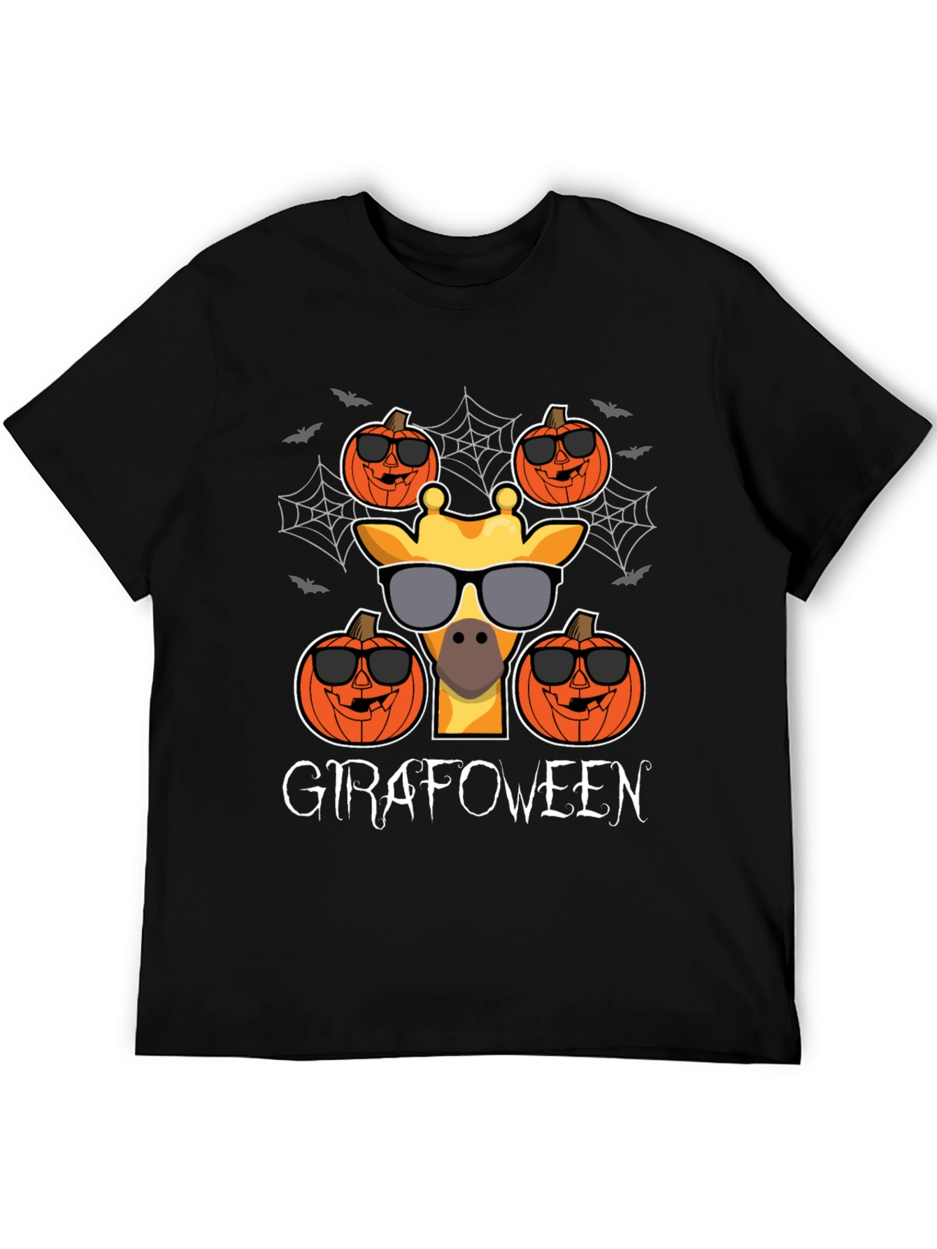Giraffe Halloween T-Shirt - Girafoween Design