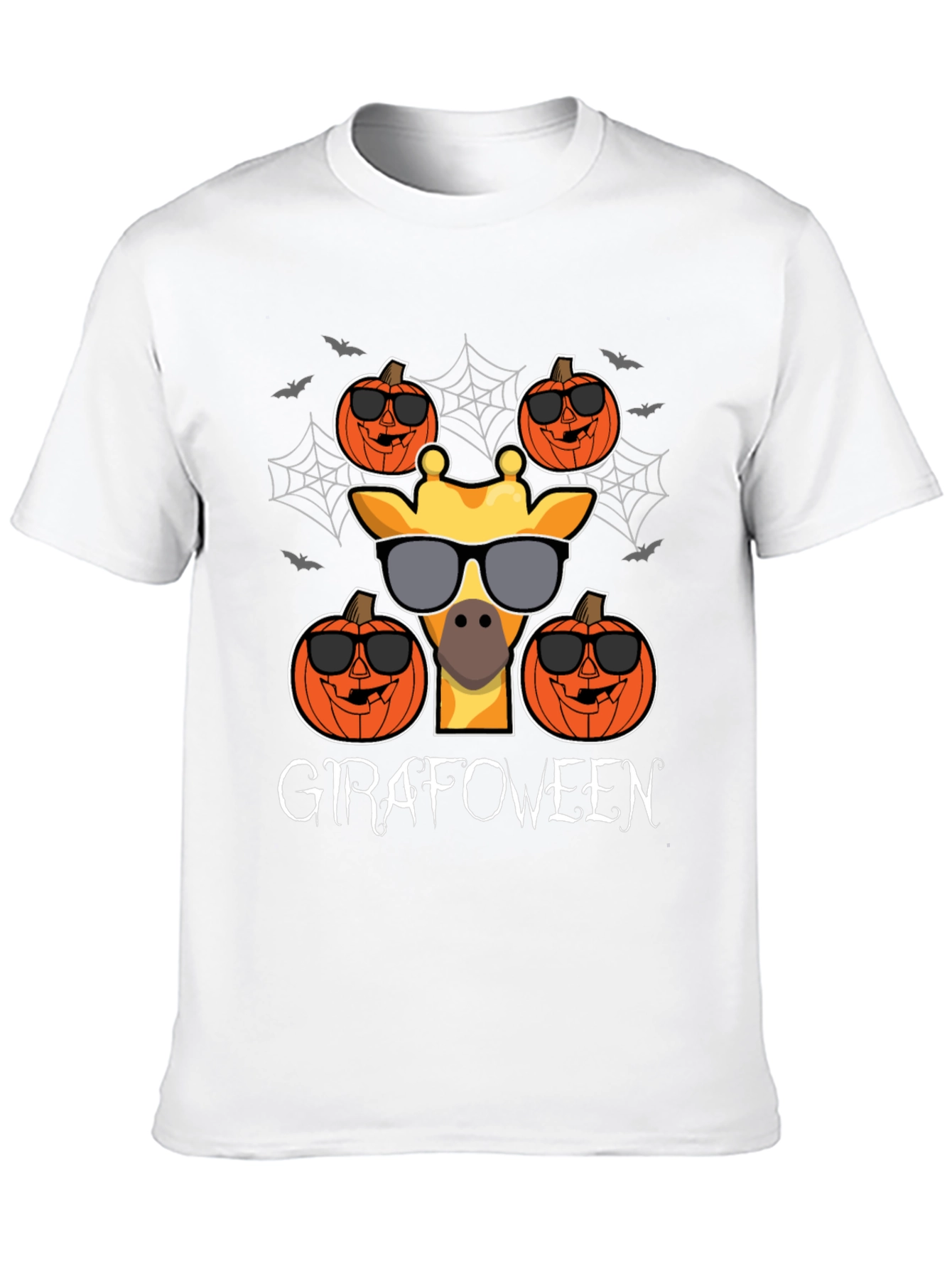 Giraffe Halloween T-Shirt - Girafoween Design