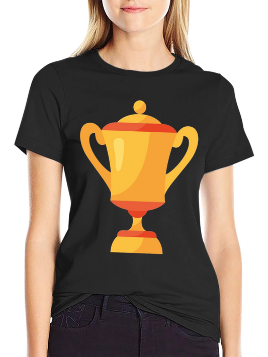 Trophy Graphic Tee - Celebrate Victory in Style!