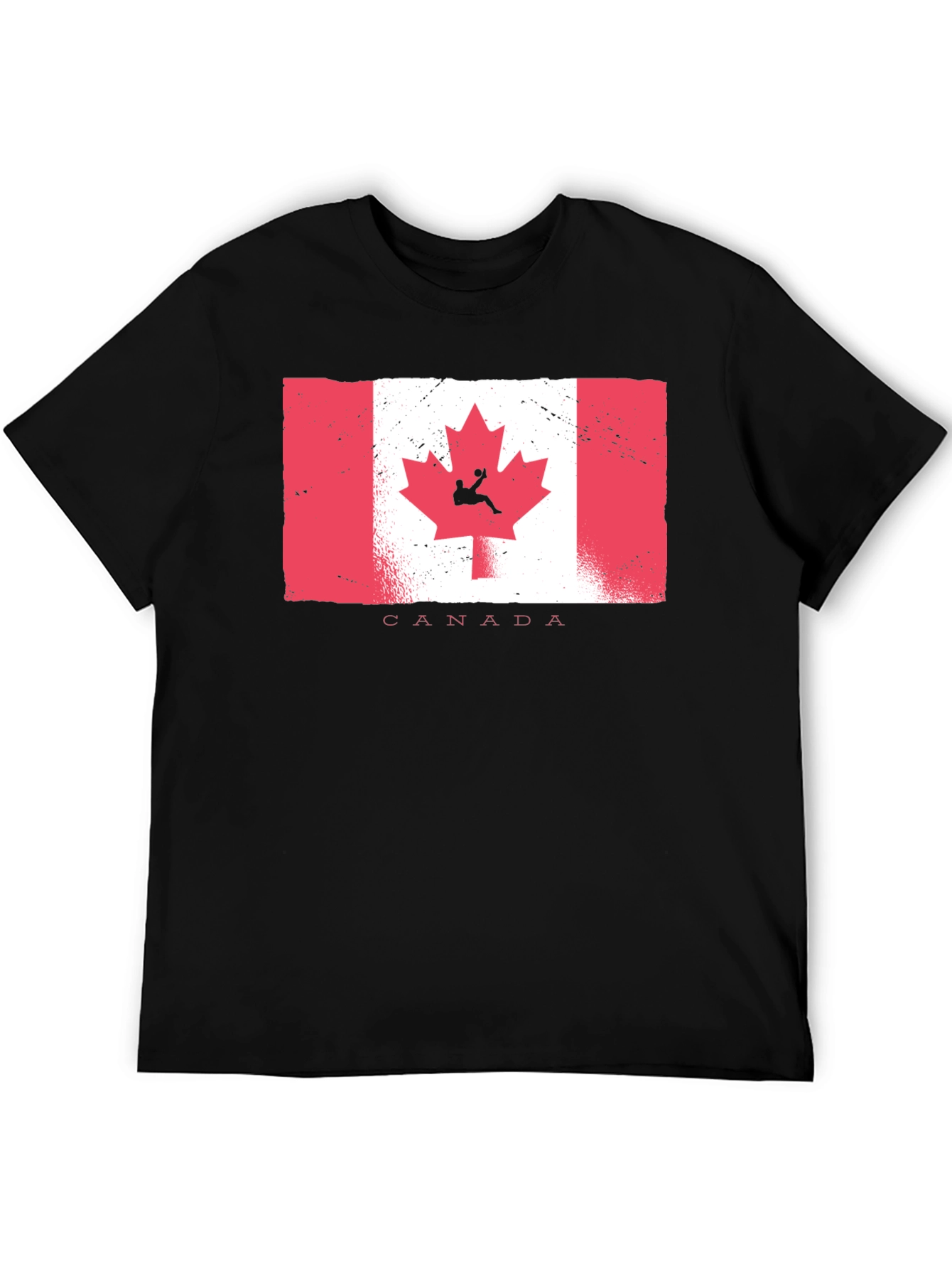 Canada Soccer T-Shirt - Black - Unisex