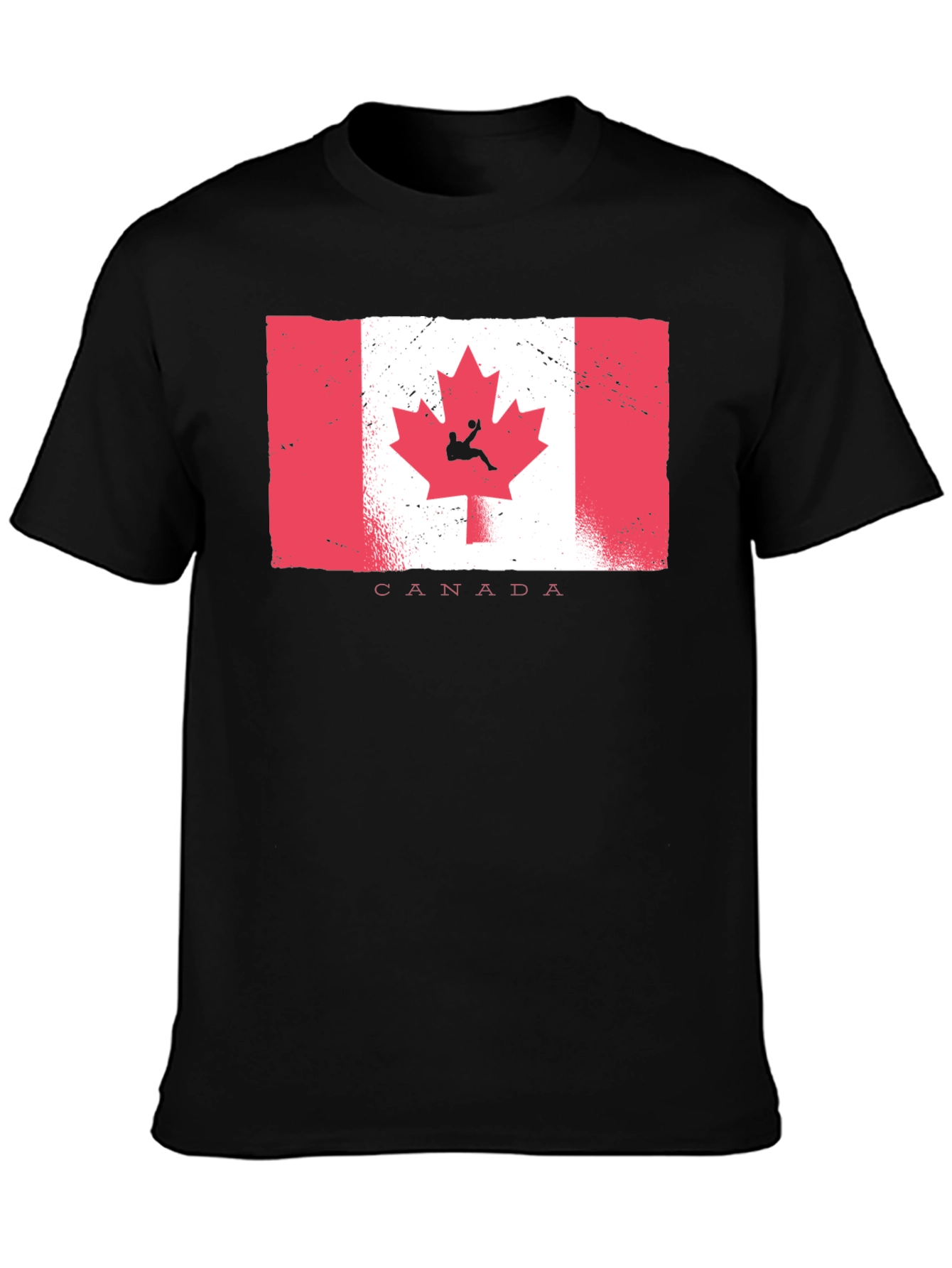 Canada Soccer T-Shirt - Black - Unisex