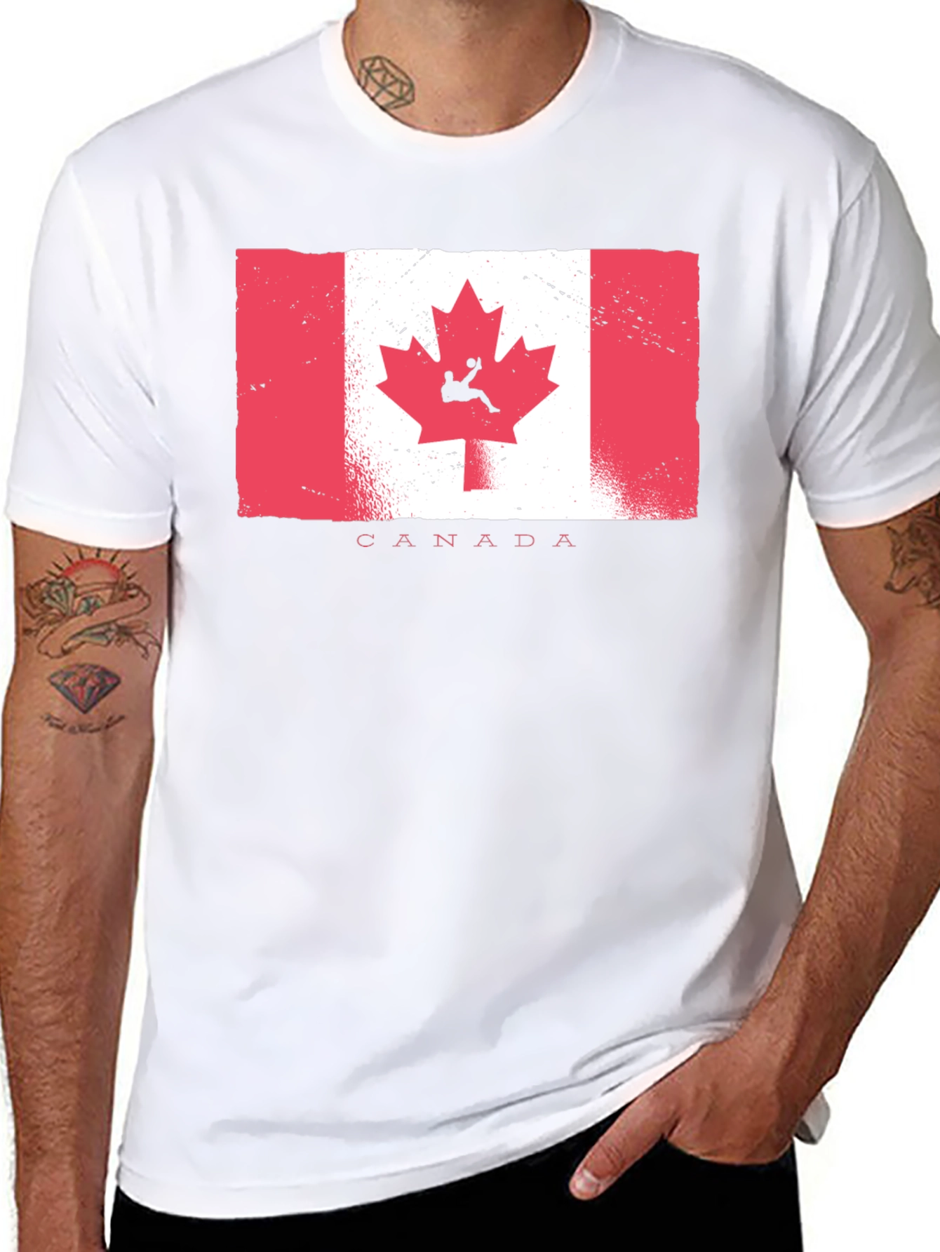 Canada Soccer T-Shirt - Black - Unisex