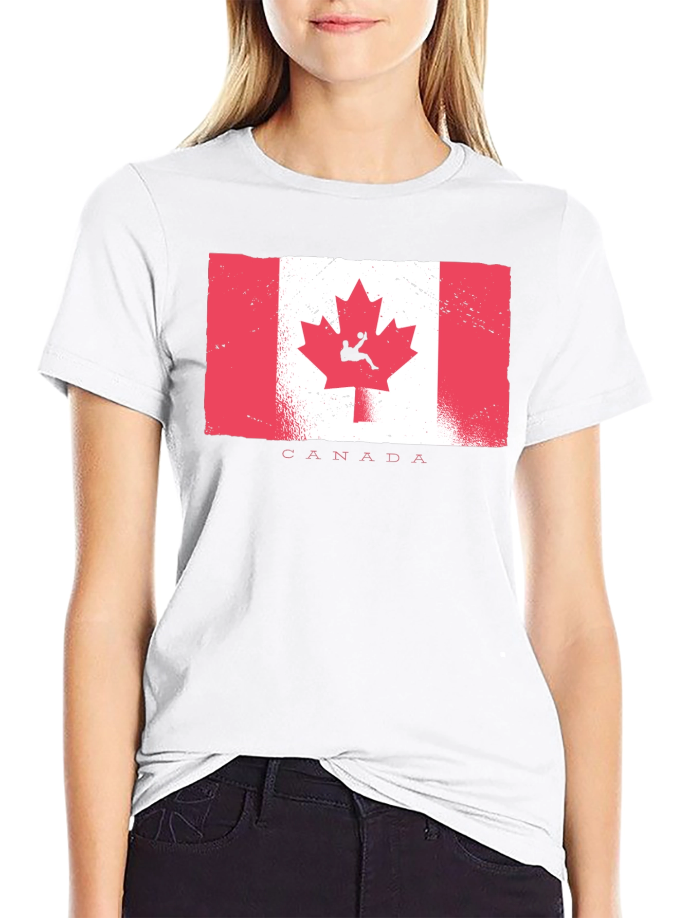 Canada Soccer T-Shirt - Black - Unisex