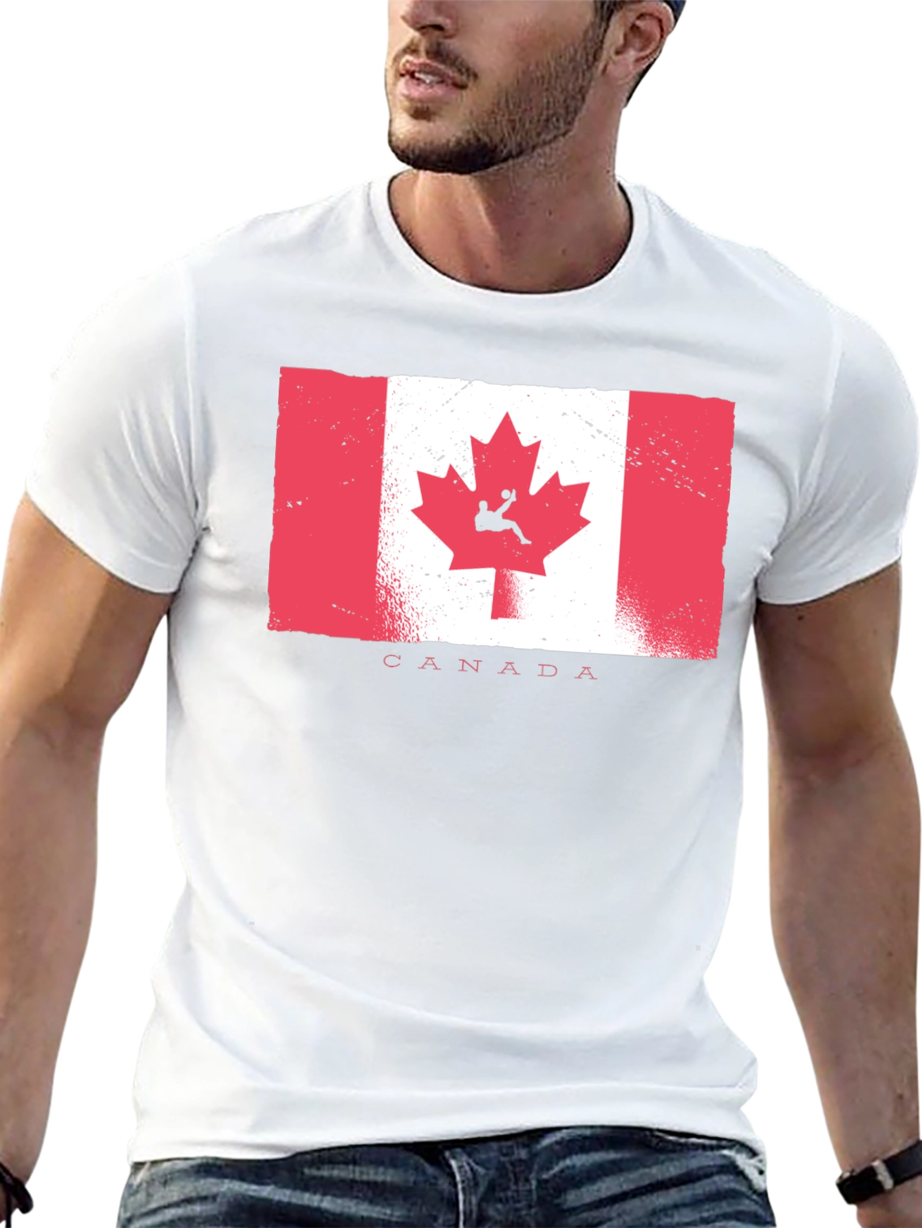 Canada Soccer T-Shirt - Black - Unisex