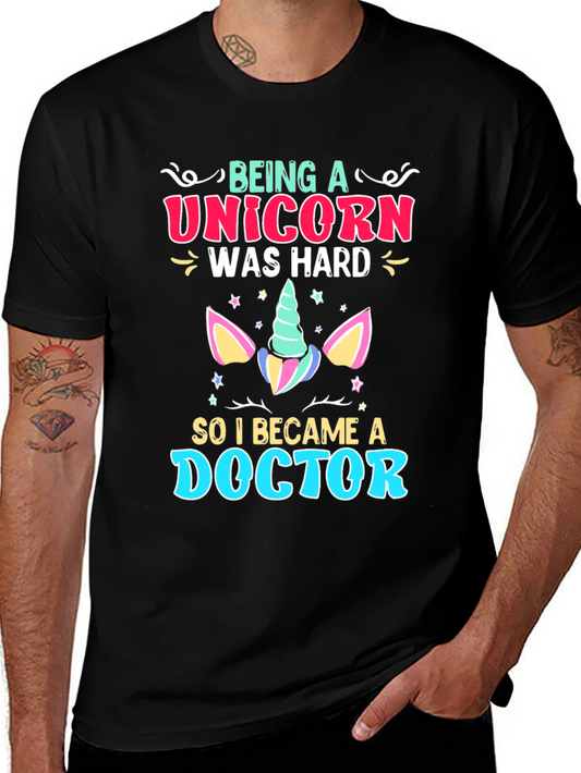 Unicorn Doctor T-Shirt - Quirky Novelty Tee
