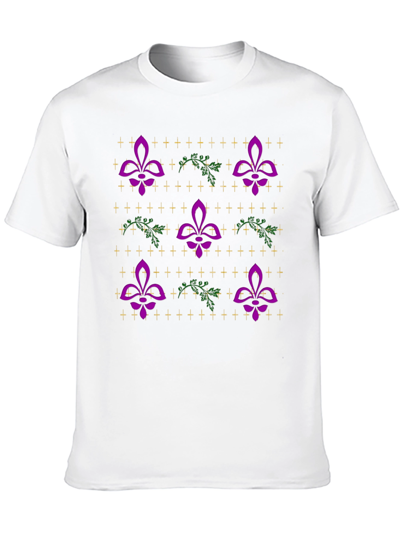 Mardi Gras Fleur-de-lis Graphic Tee