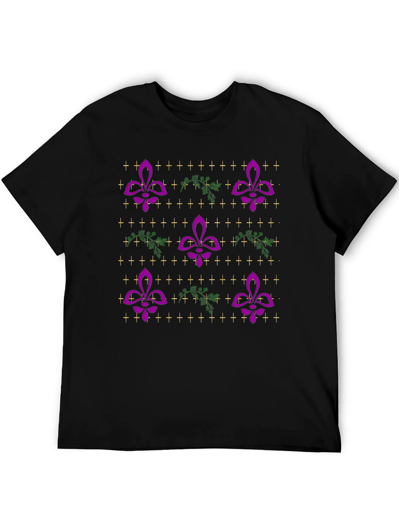 Mardi Gras Fleur-de-lis Graphic Tee