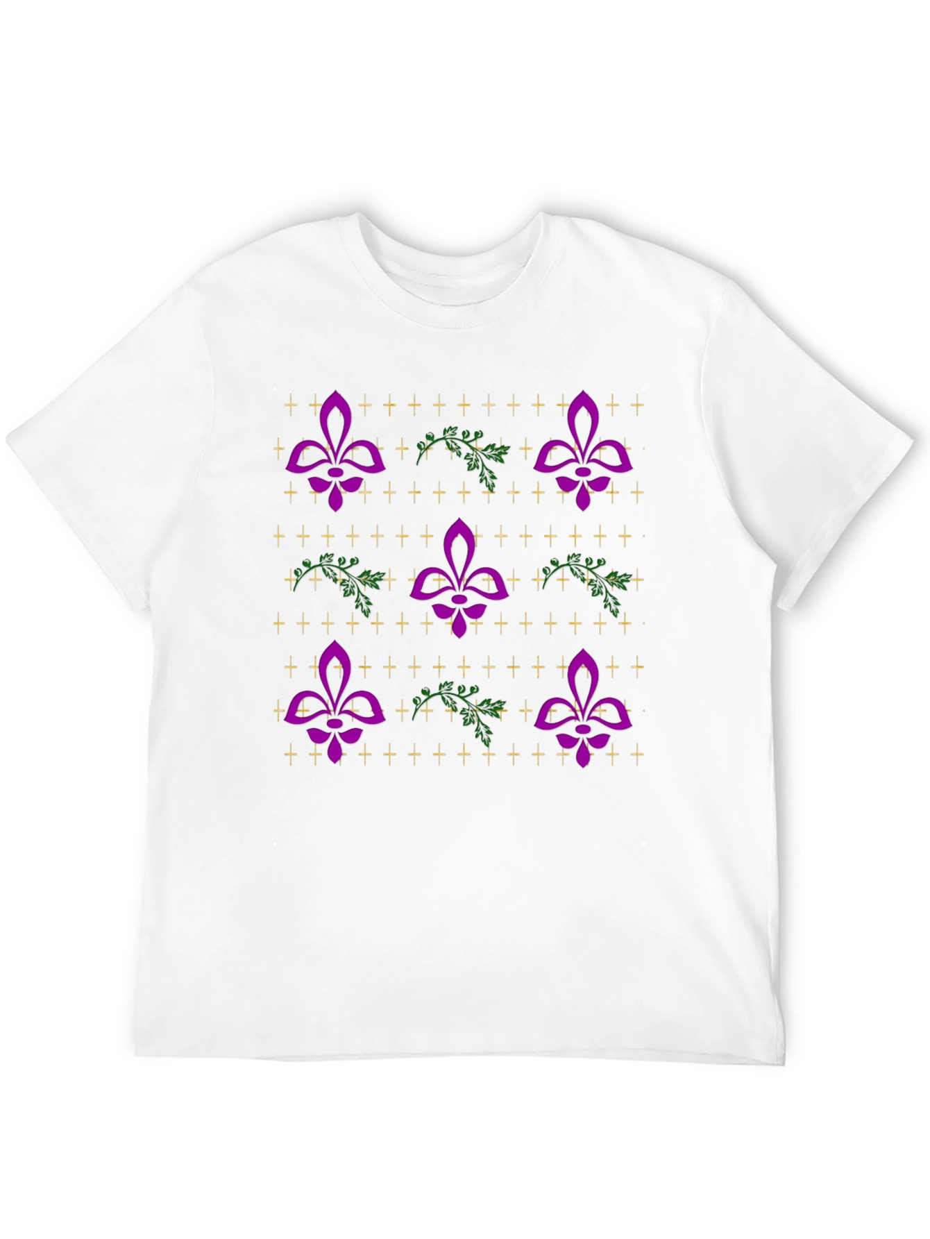 Mardi Gras Fleur-de-lis Graphic Tee