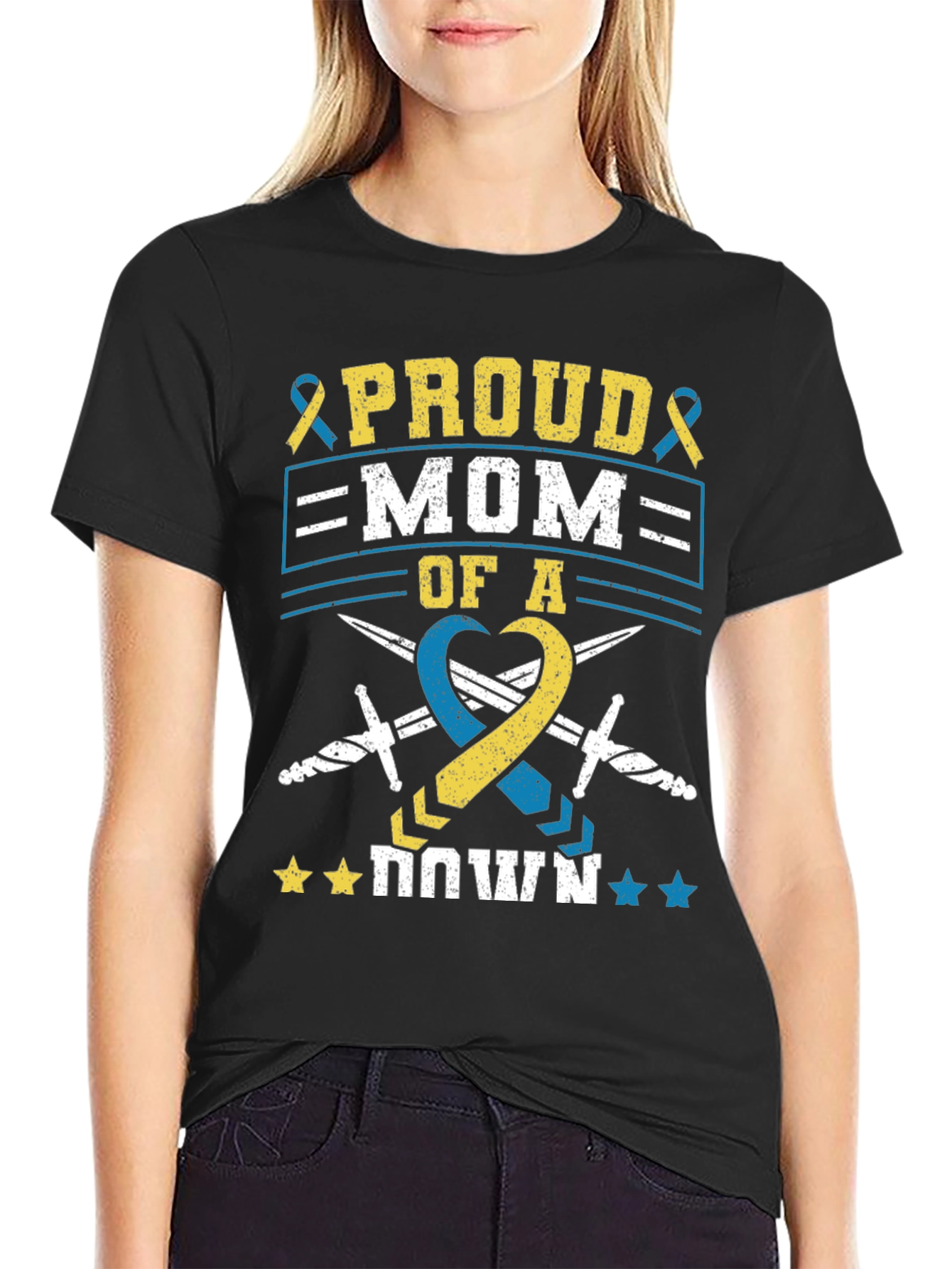 Proud Mom of a Down Syndrome Awareness T-Shirt