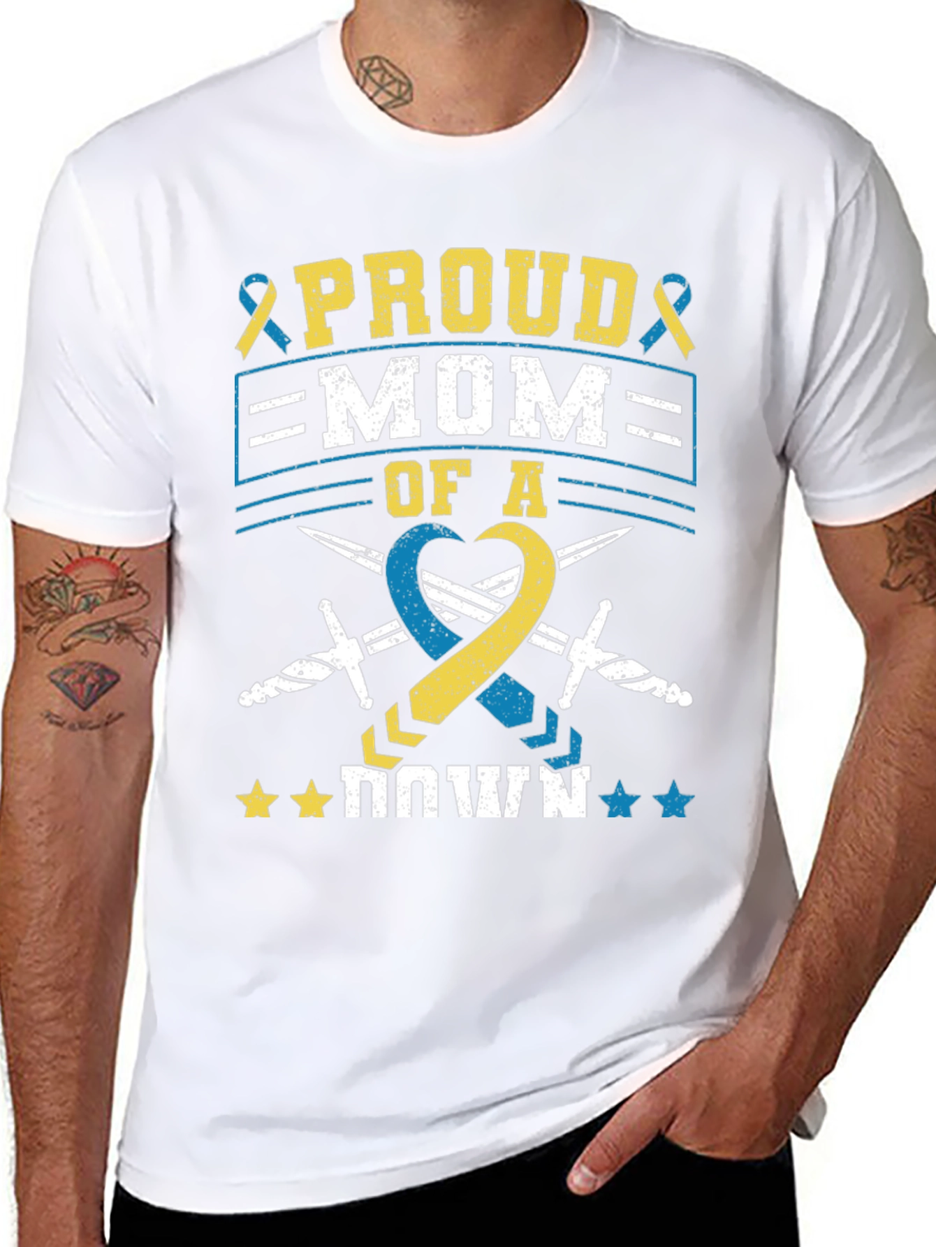 Proud Mom of a Down Syndrome Awareness T-Shirt