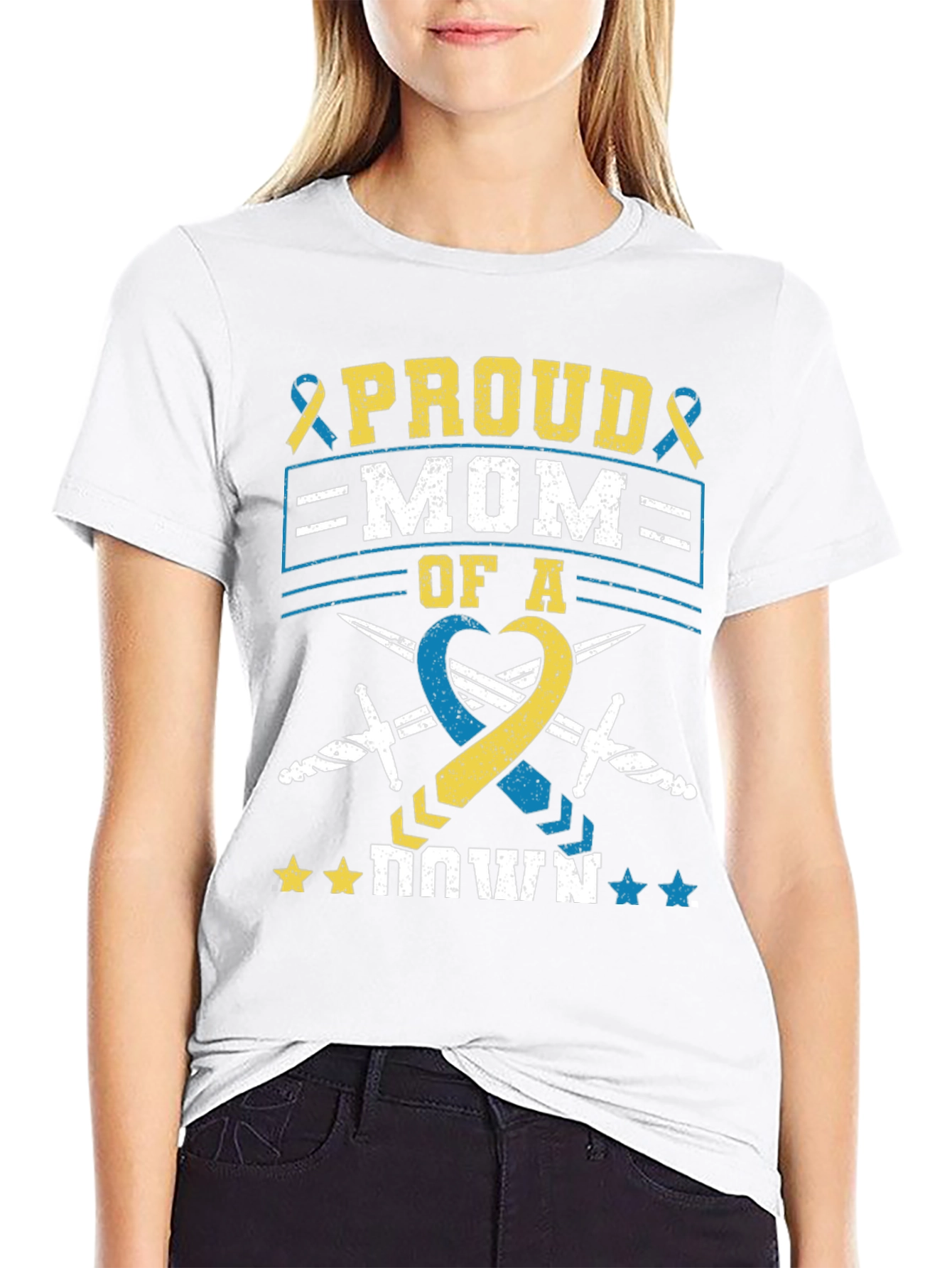 Proud Mom of a Down Syndrome Awareness T-Shirt