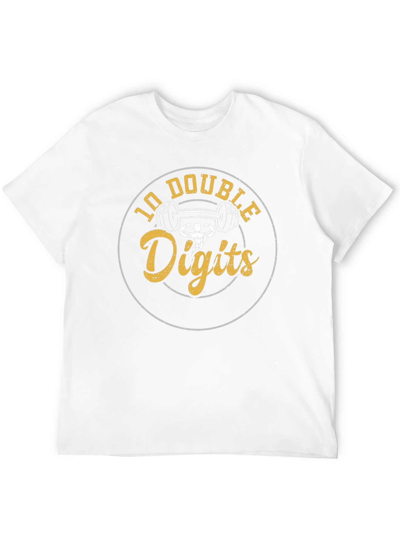 10 Double Digits Weightlifting T-Shirt