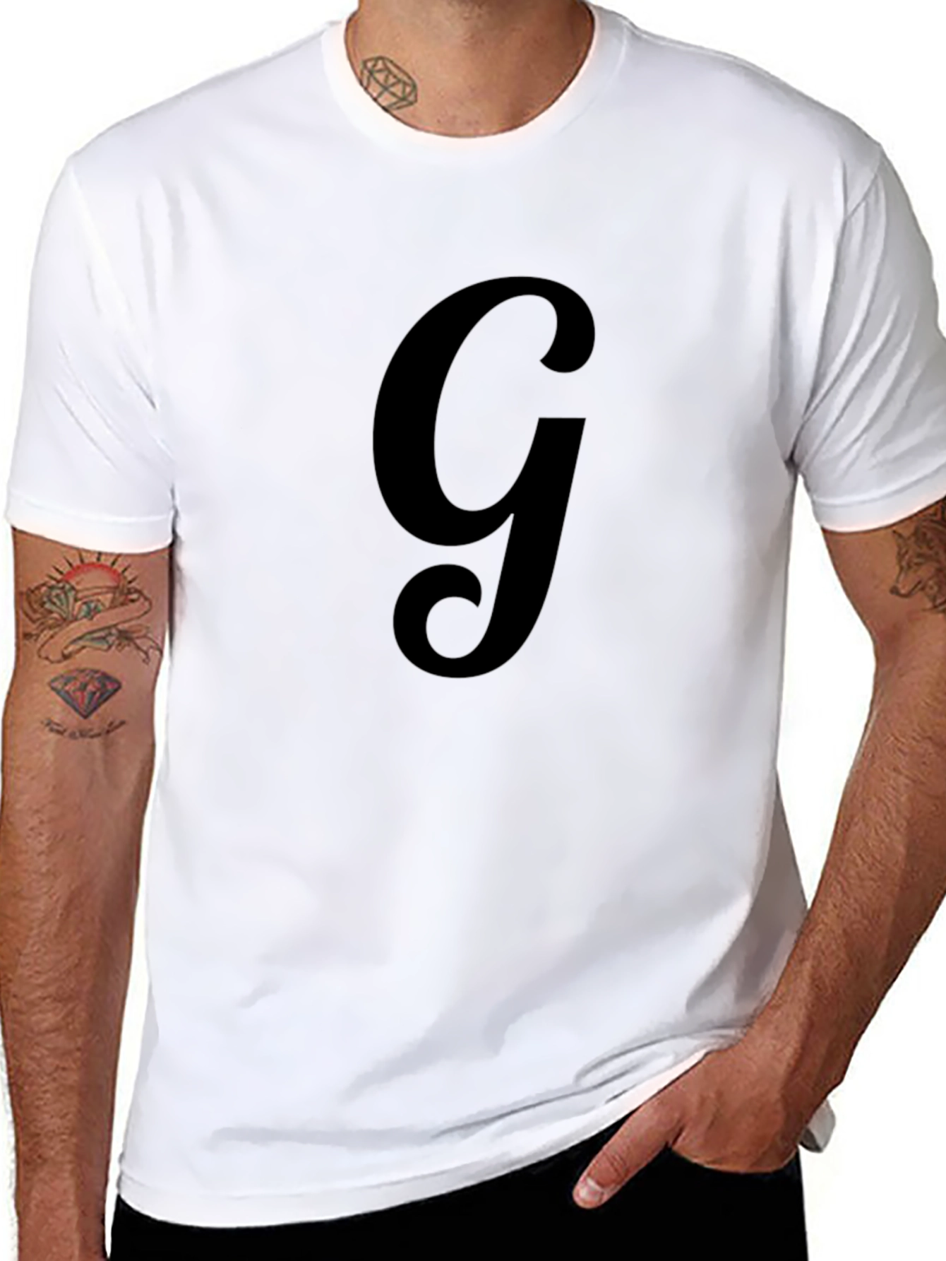 Monogram G Black T-Shirt