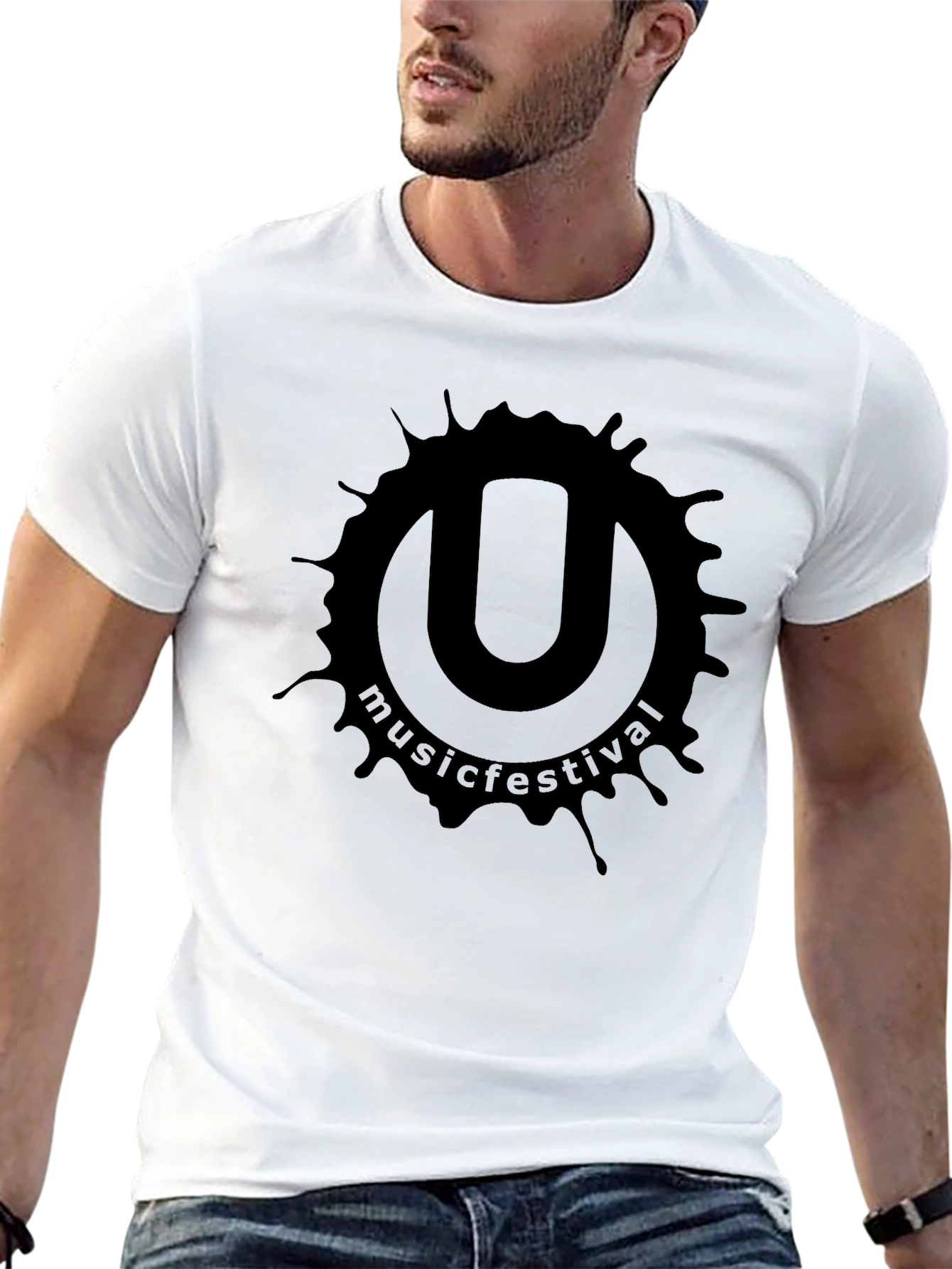Ultra Music Festival Black Graphic T-Shirt