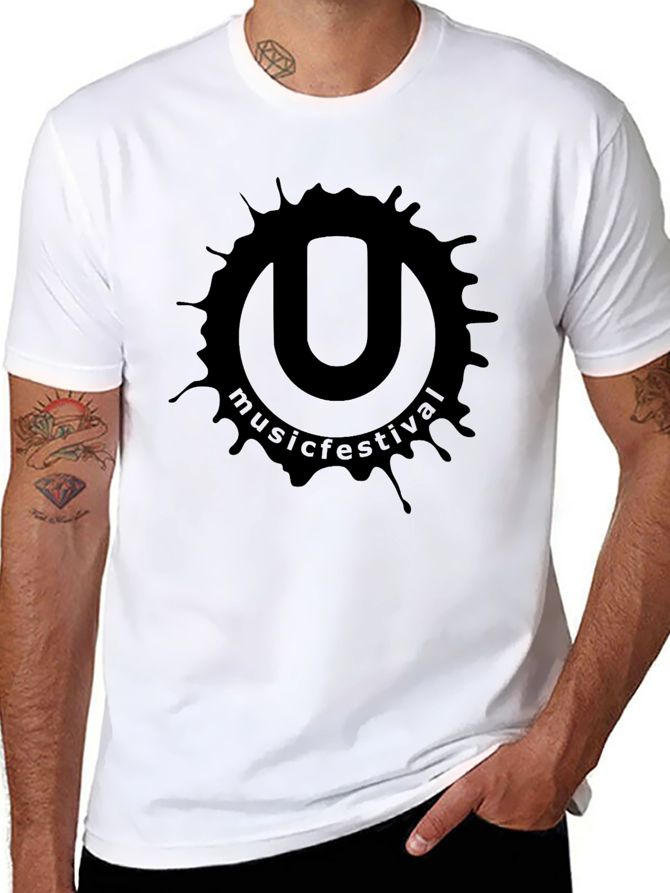 Ultra Music Festival Black Graphic T-Shirt
