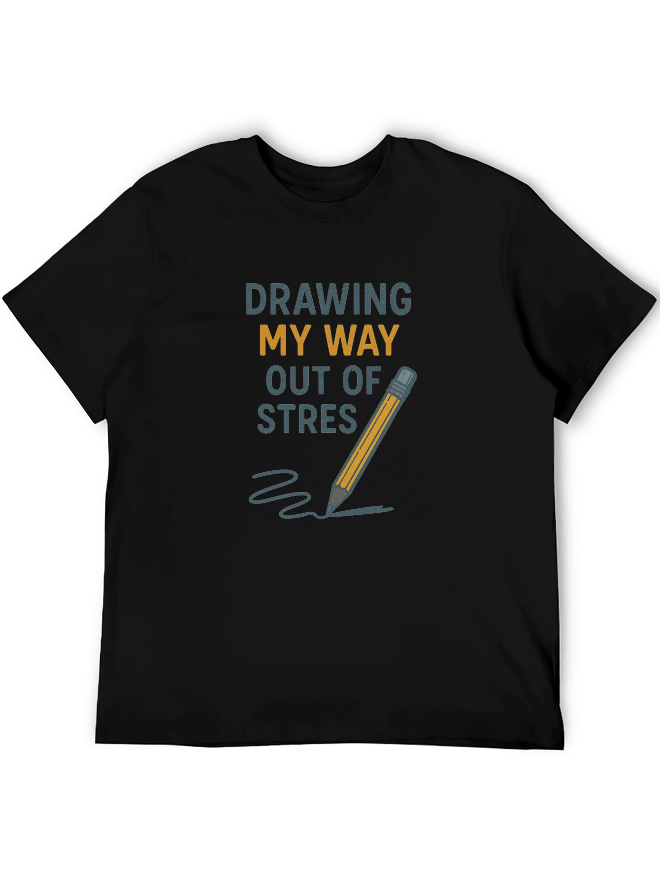 Drawing My Way Out of Stress T-Shirt