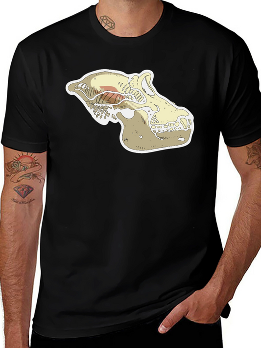 Cool Skull Graphic Black T-Shirt