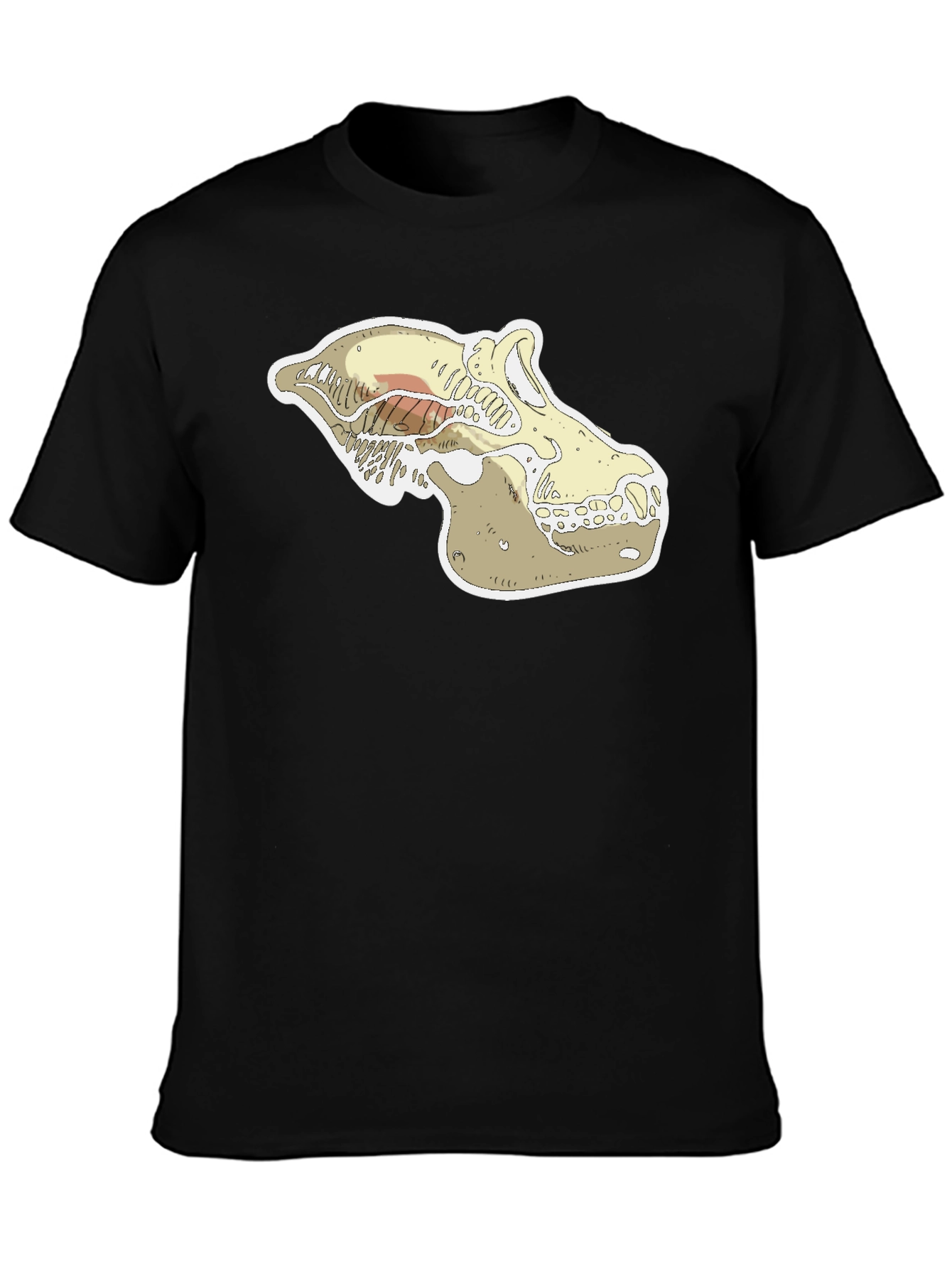 Cool Skull Graphic Black T-Shirt