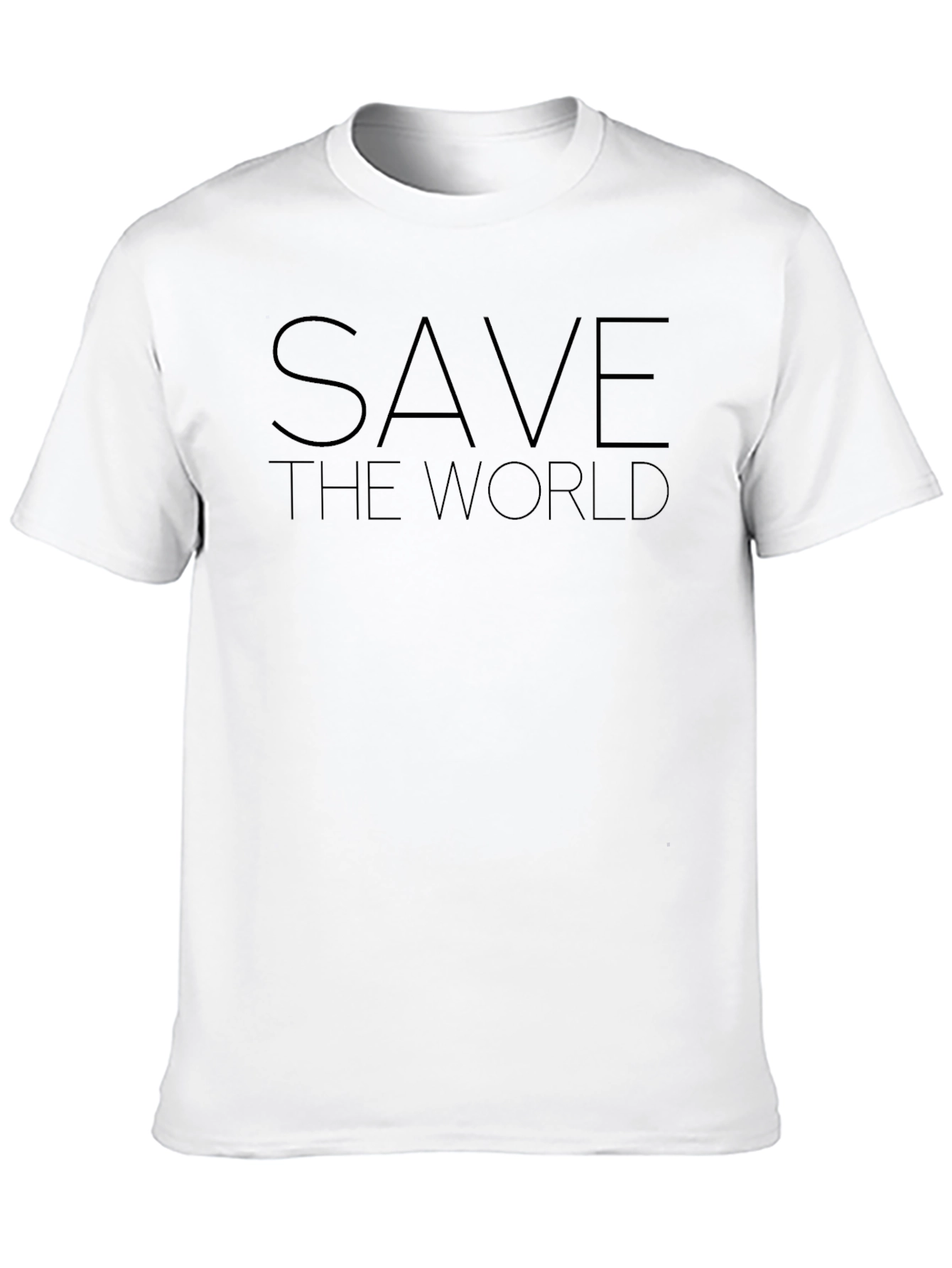 Save the World T-Shirt - Eco-Friendly Fashion