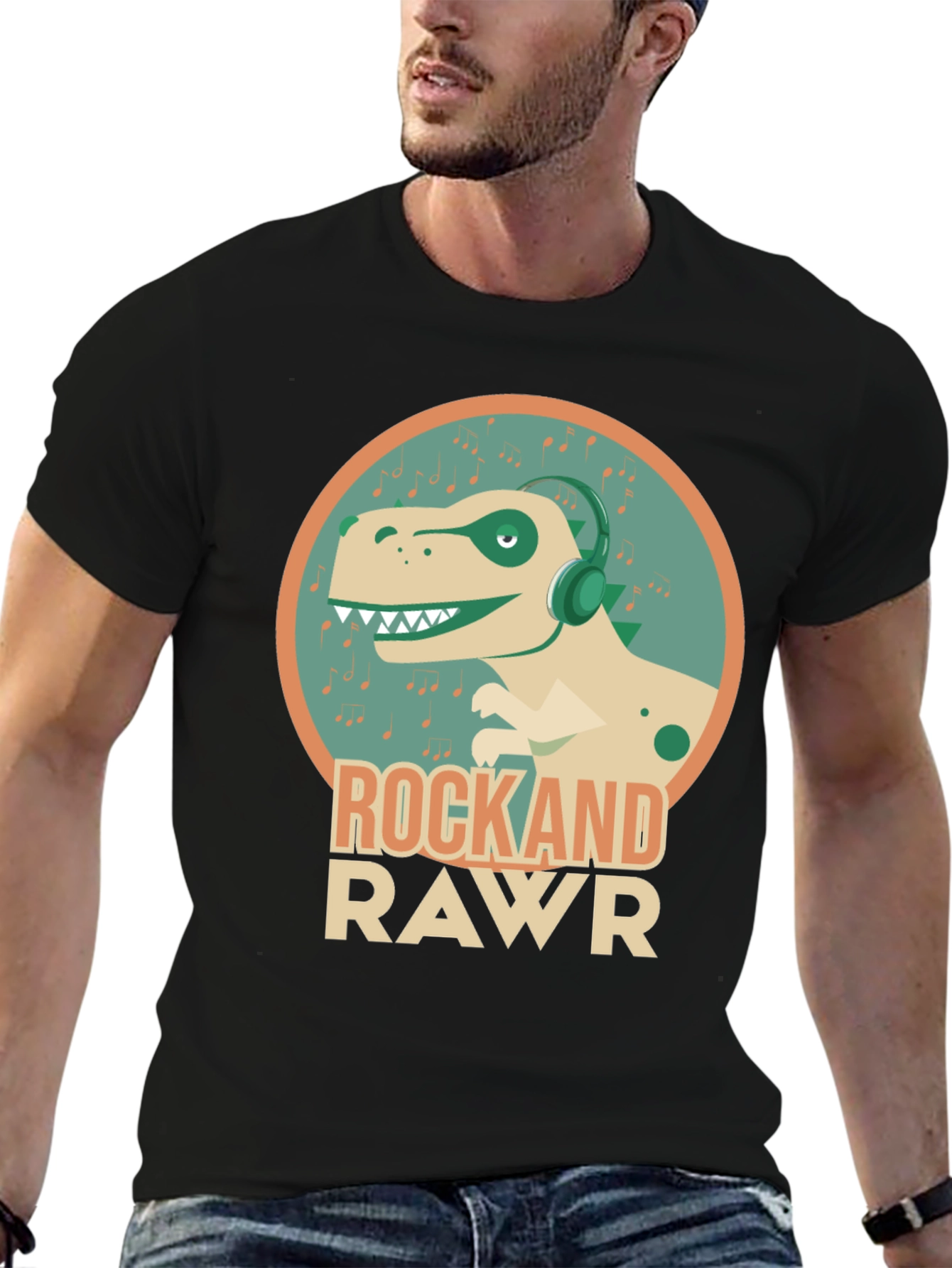 Rock and Rawr Dinosaur T-Shirt