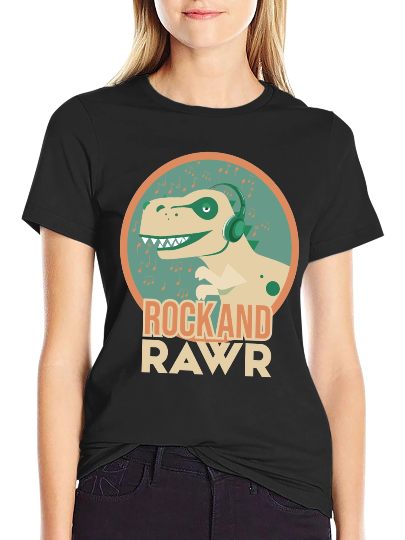 Rock and Rawr Dinosaur T-Shirt