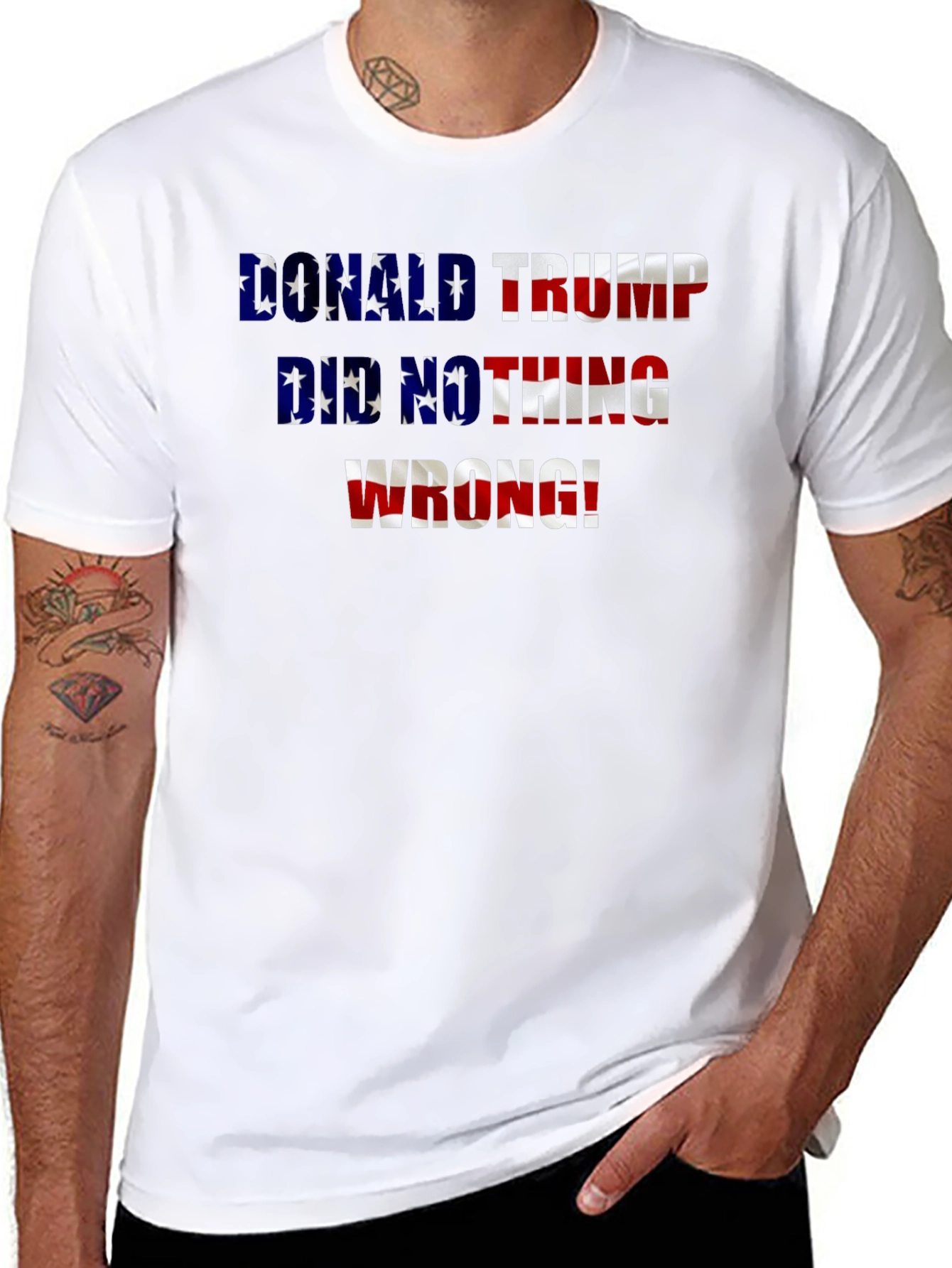 Donald Trump Did Nothing Wrong T-Shirt - Patriotic Tee