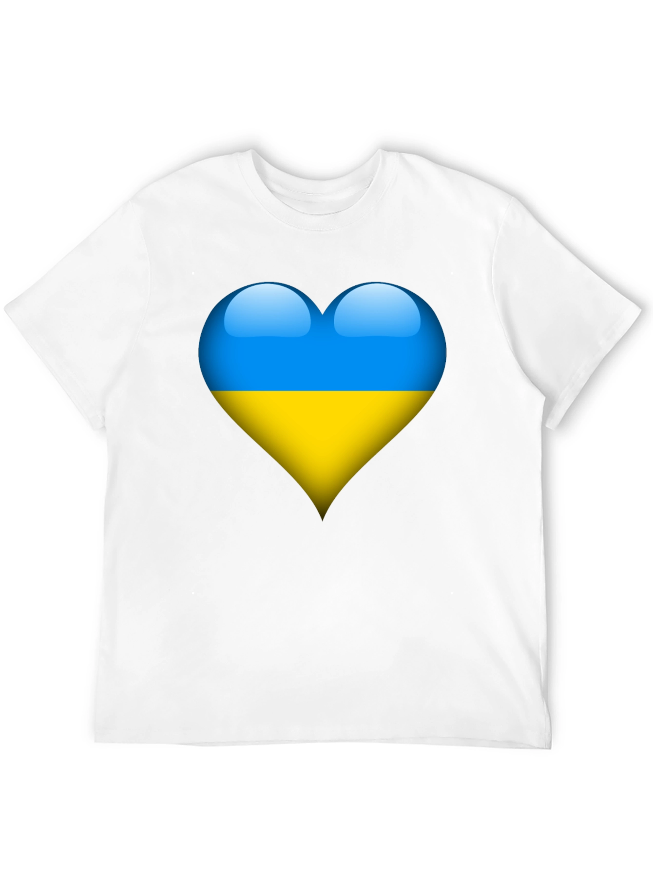 Ukraine Heart Flag T-Shirt